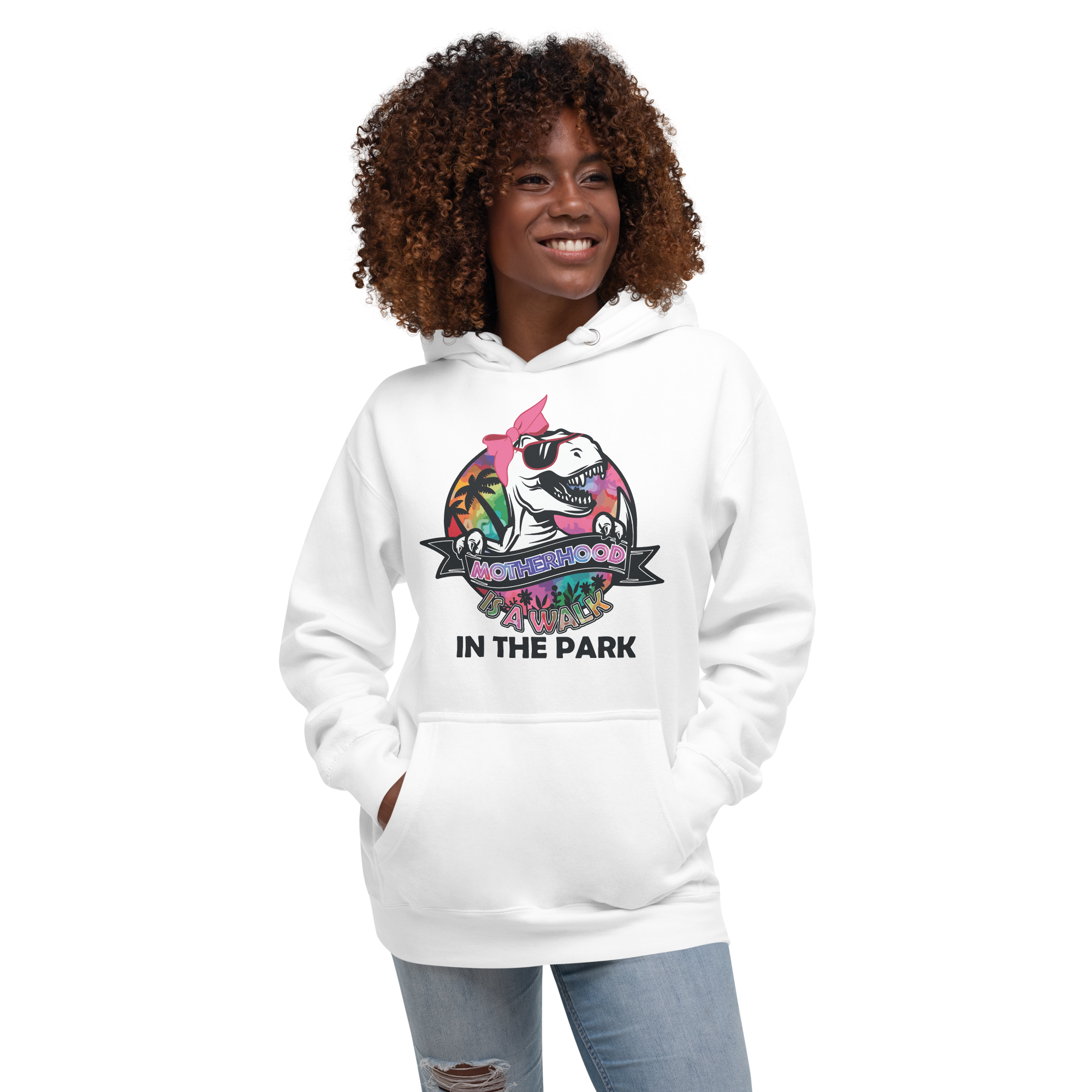 Motherhood Is A Walk In The Park Unisex Hoodie