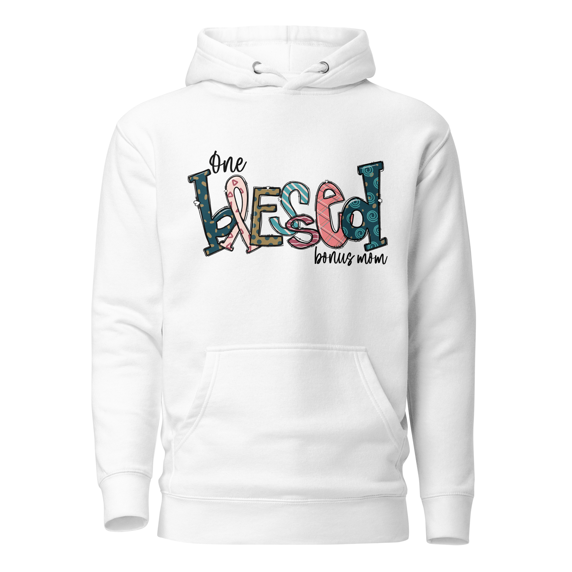 One Blessed Bonus Mom Unisex Hoodie