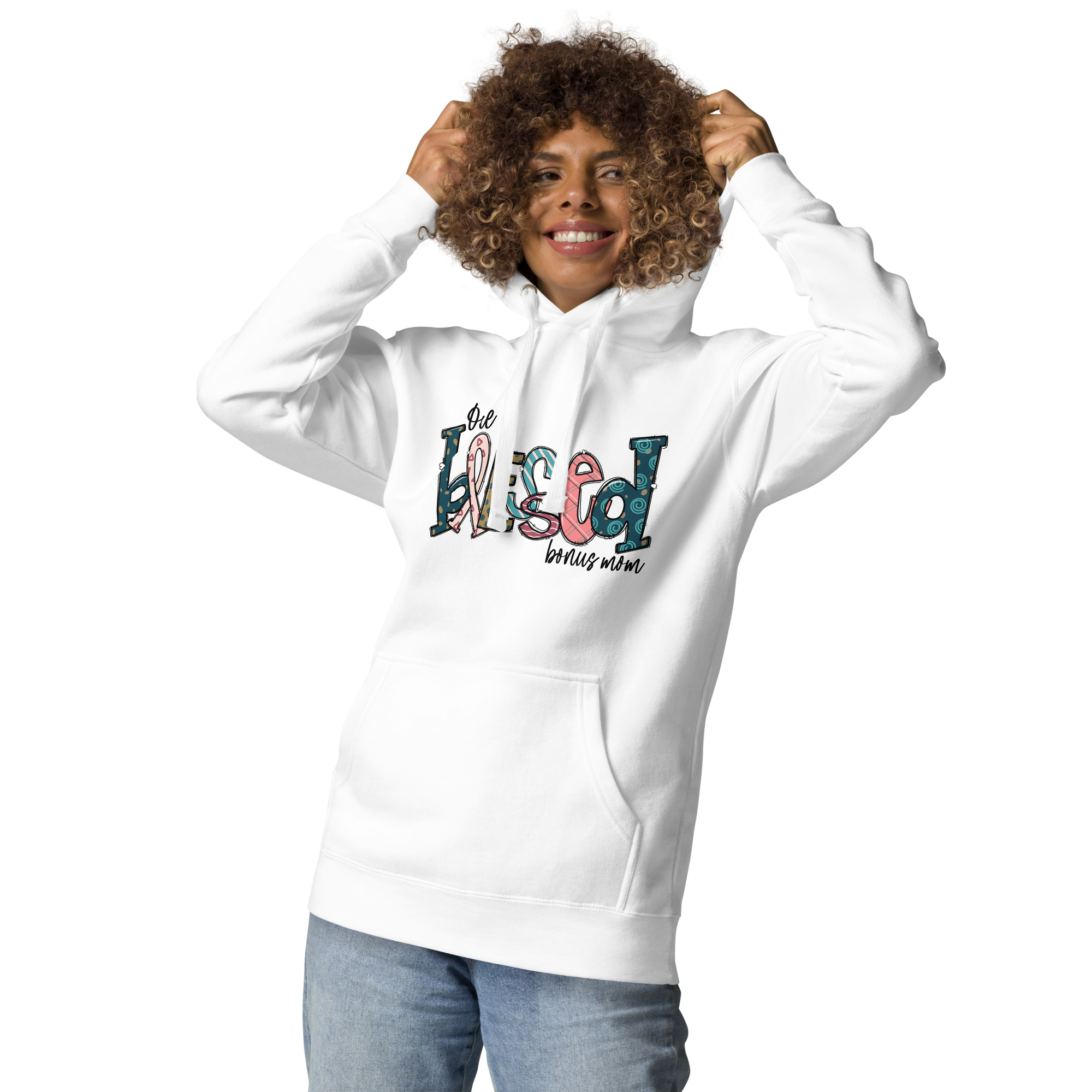 One Blessed Bonus Mom Unisex Hoodie