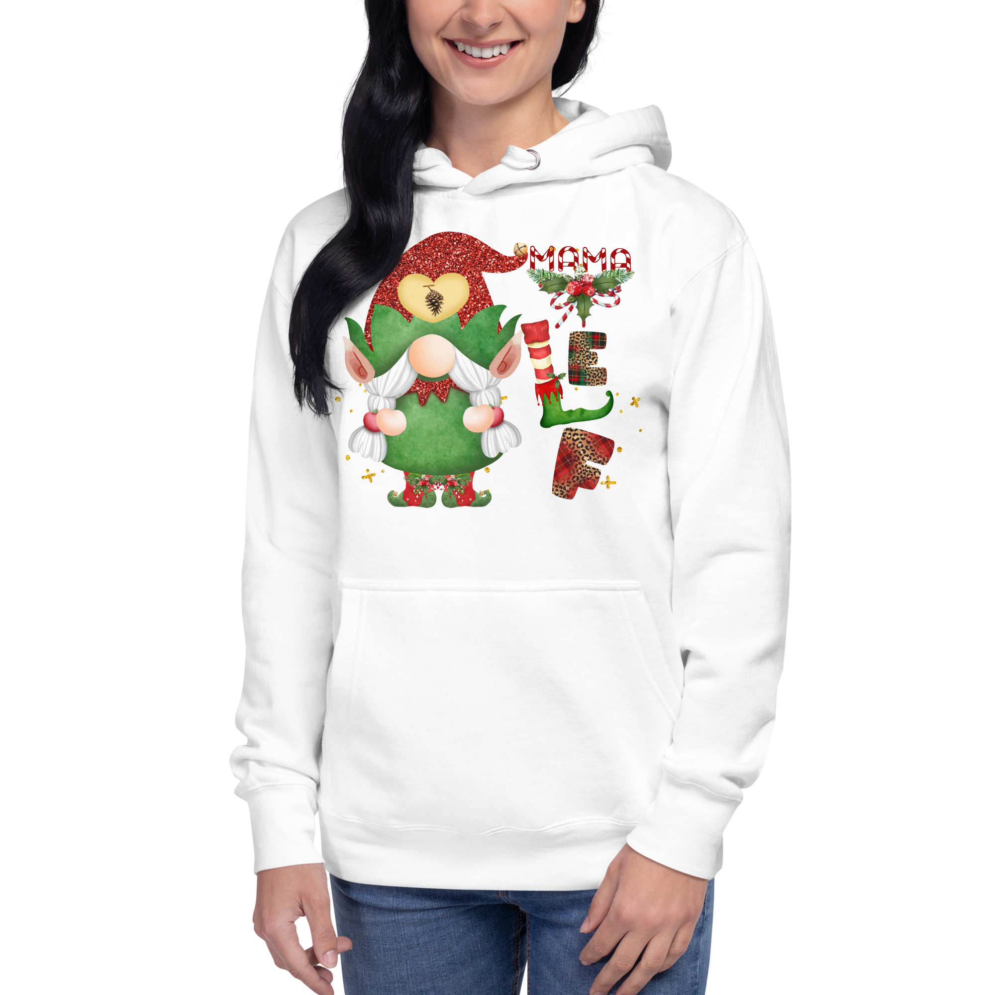 Mama Elf Unisex Hoodie