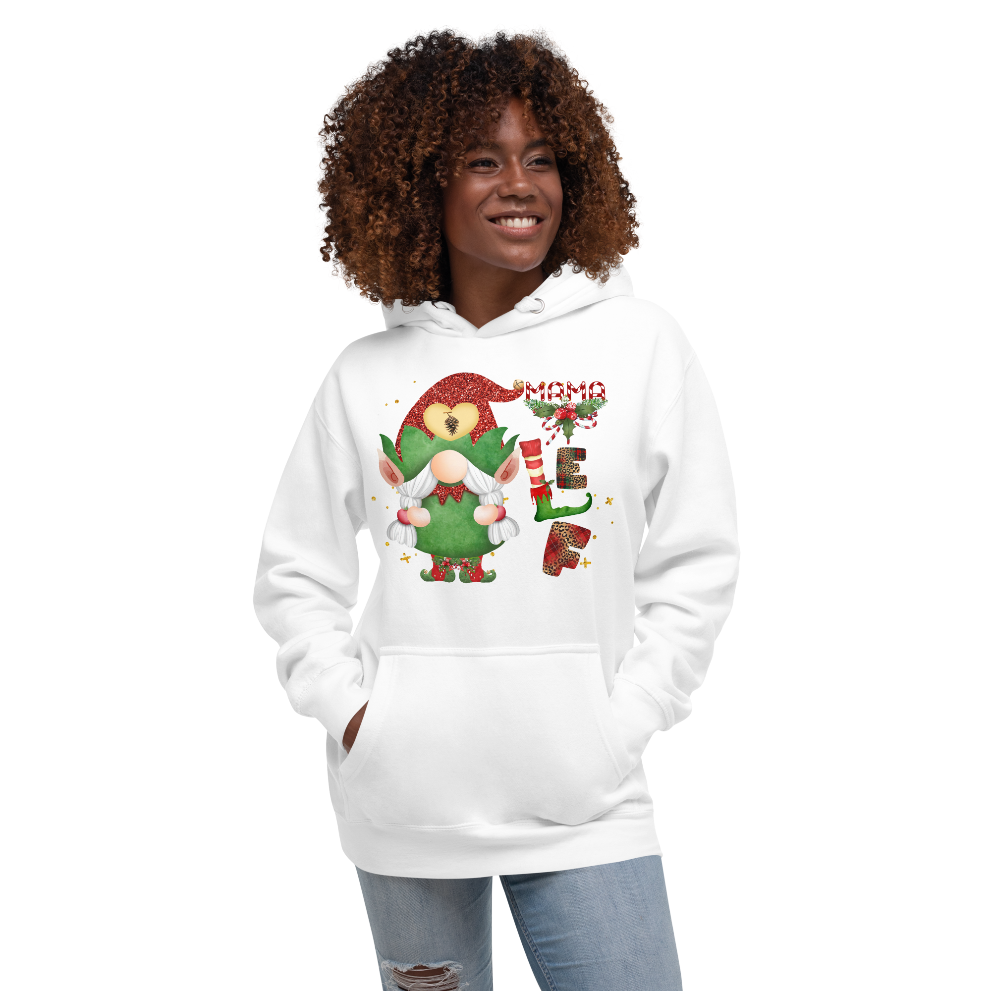 Mama Elf Unisex Hoodie