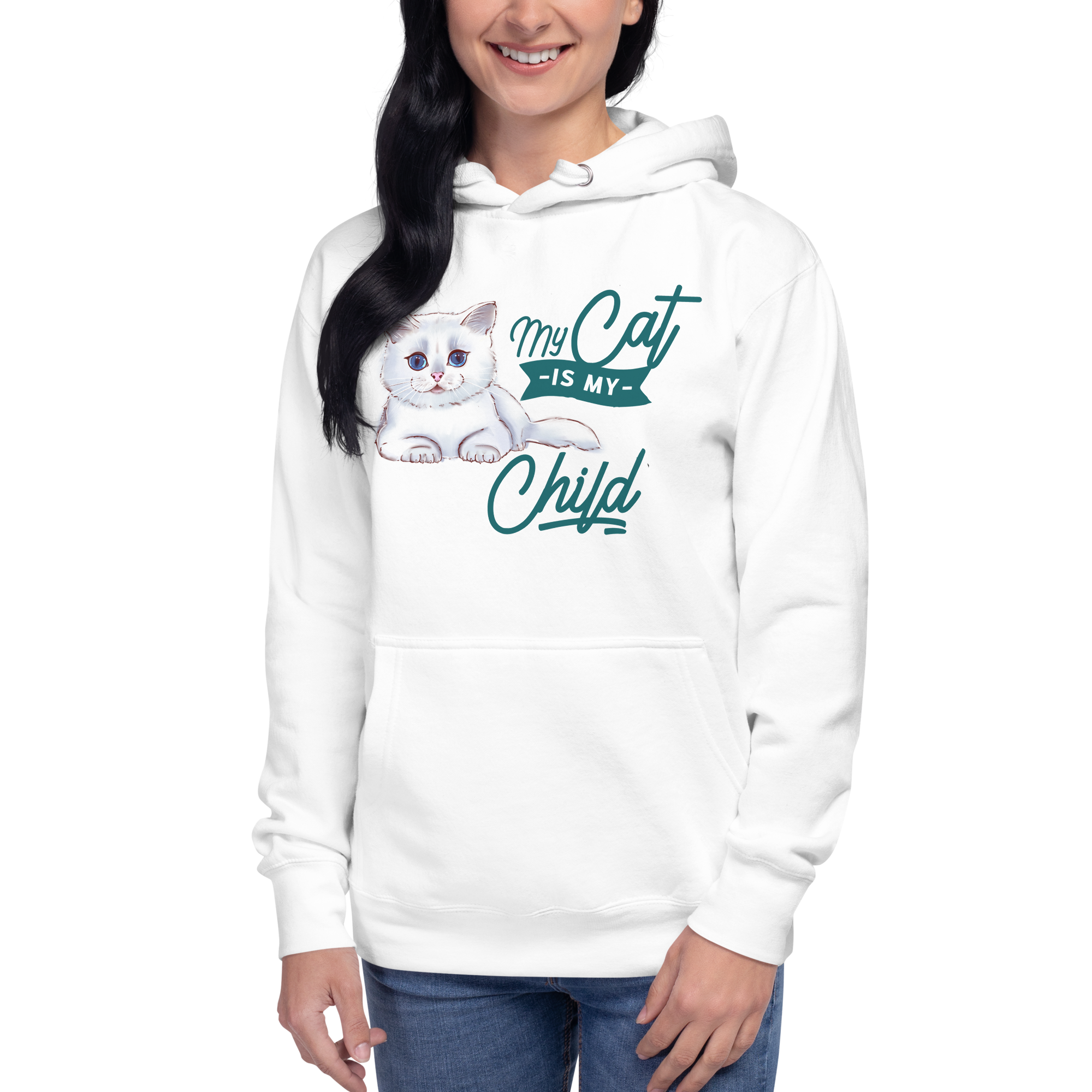 My Cat Is My Child Unisex Hoodie