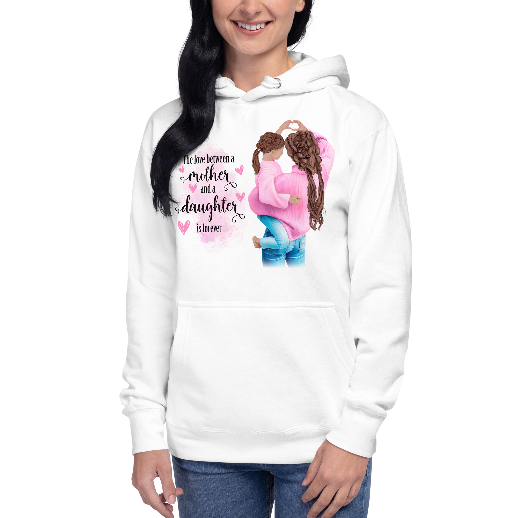 The Love Between A Mother And A Daughter Is Forever Unisex Hoodie