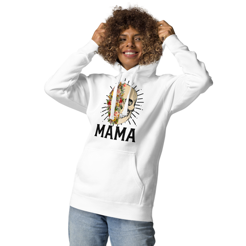 Floral Skull Mama Unisex Hoodie