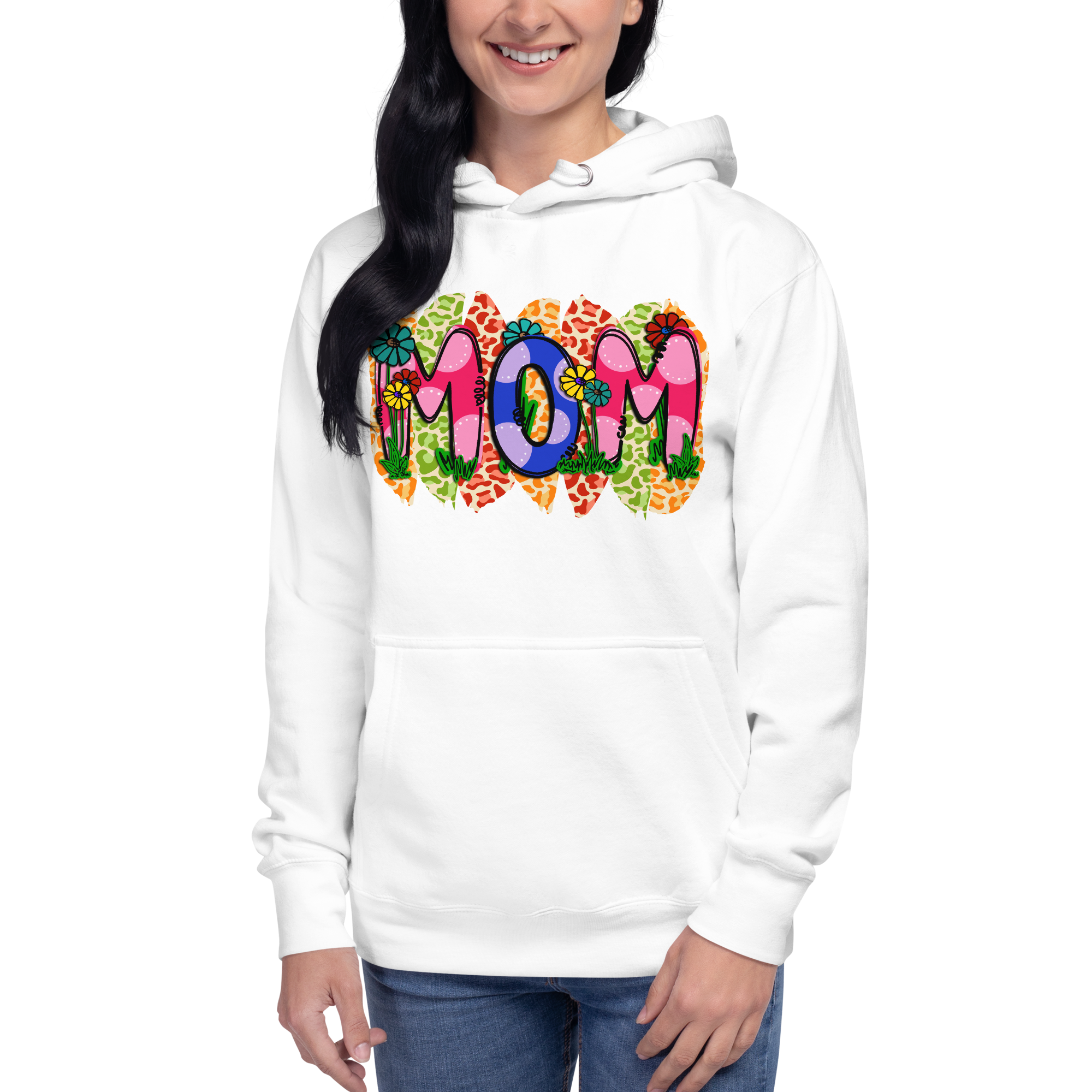 Floral Mom Colorful Unisex Hoodie