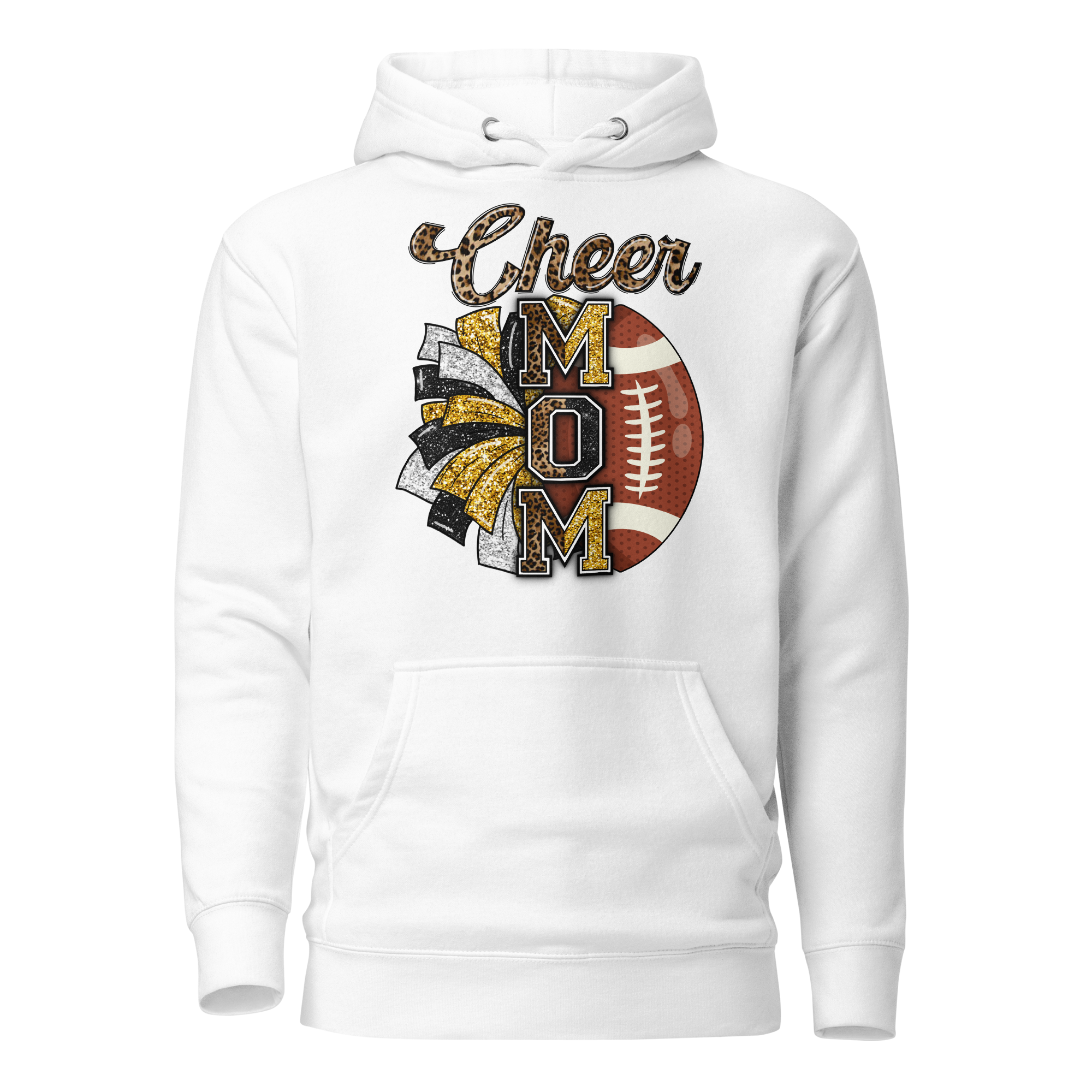 Cheer Football Mom Unisex Hoodie