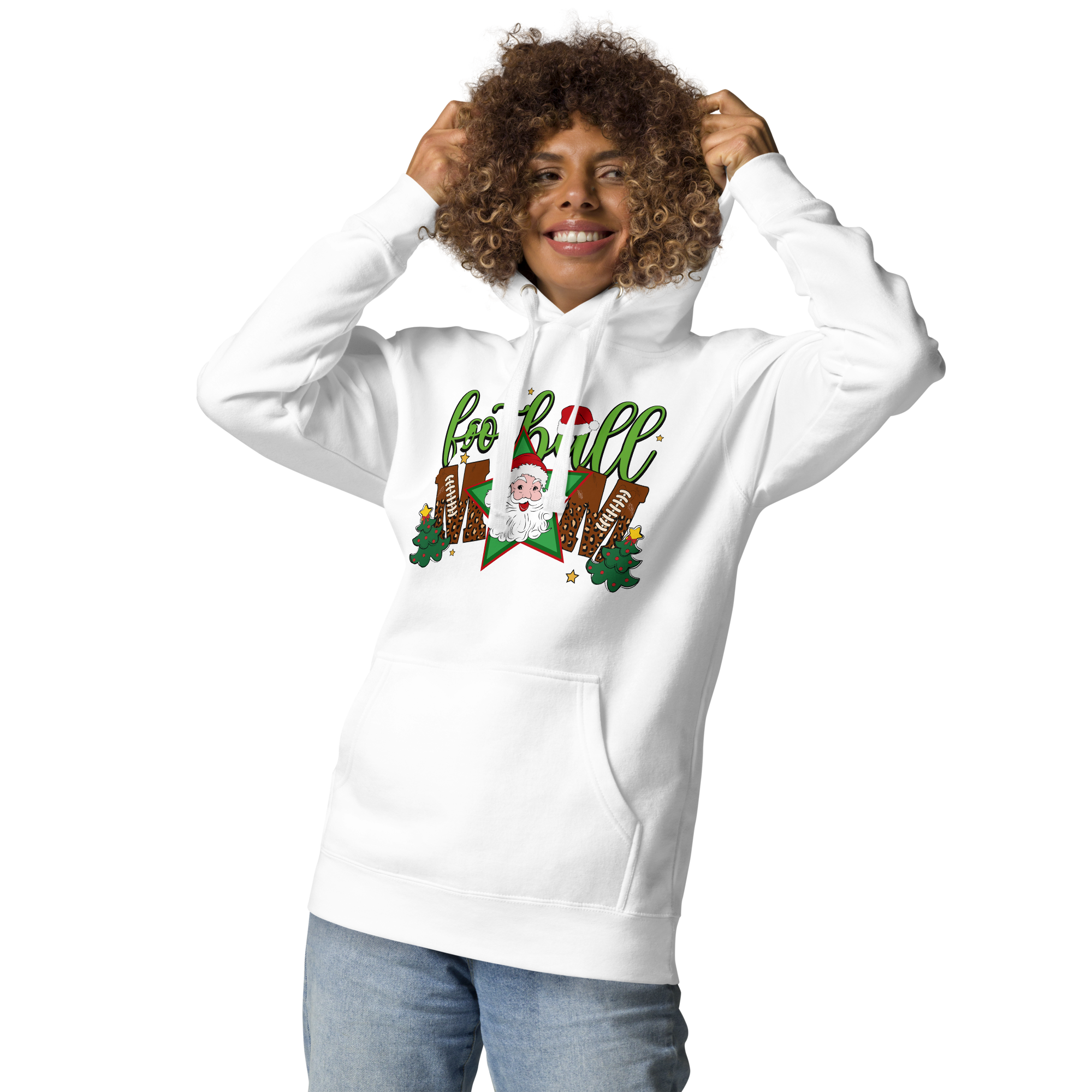 Football Mom Christmas Unisex Hoodie