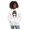 Football Mom Messy Bun Unisex Hoodie