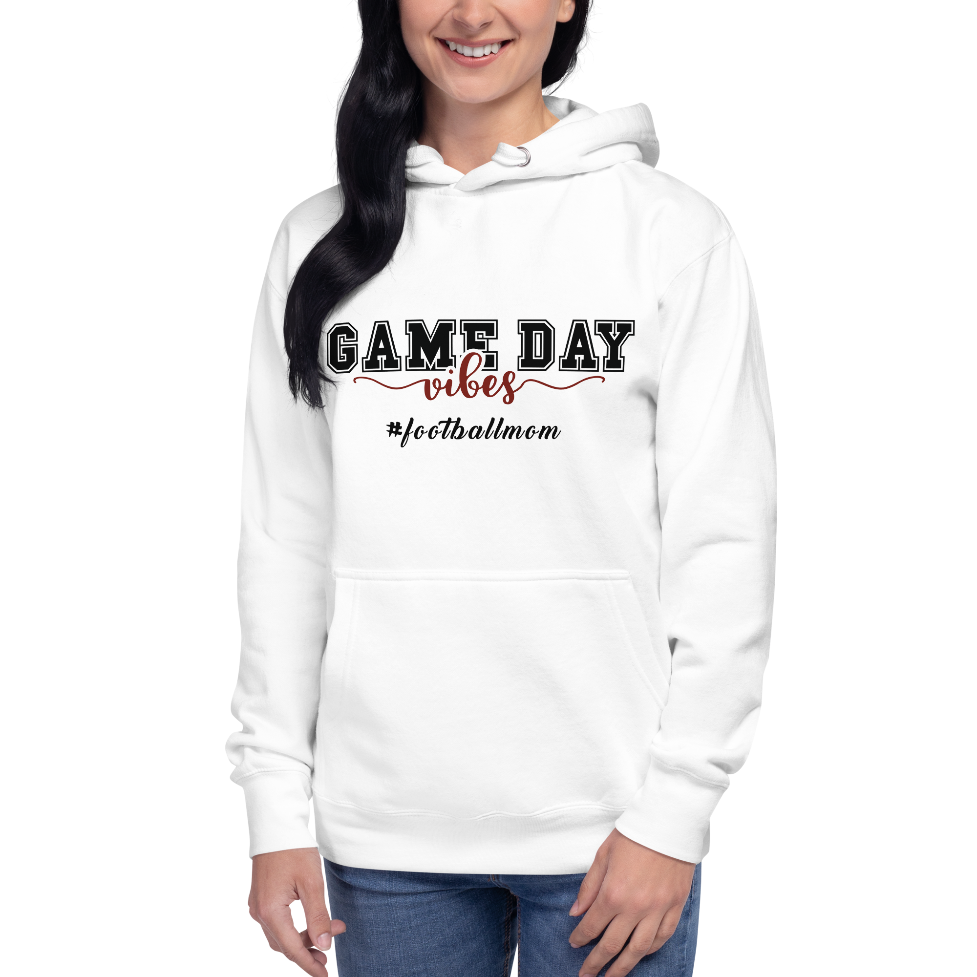 Game Day Vibes #Football Mom Unisex Hoodie