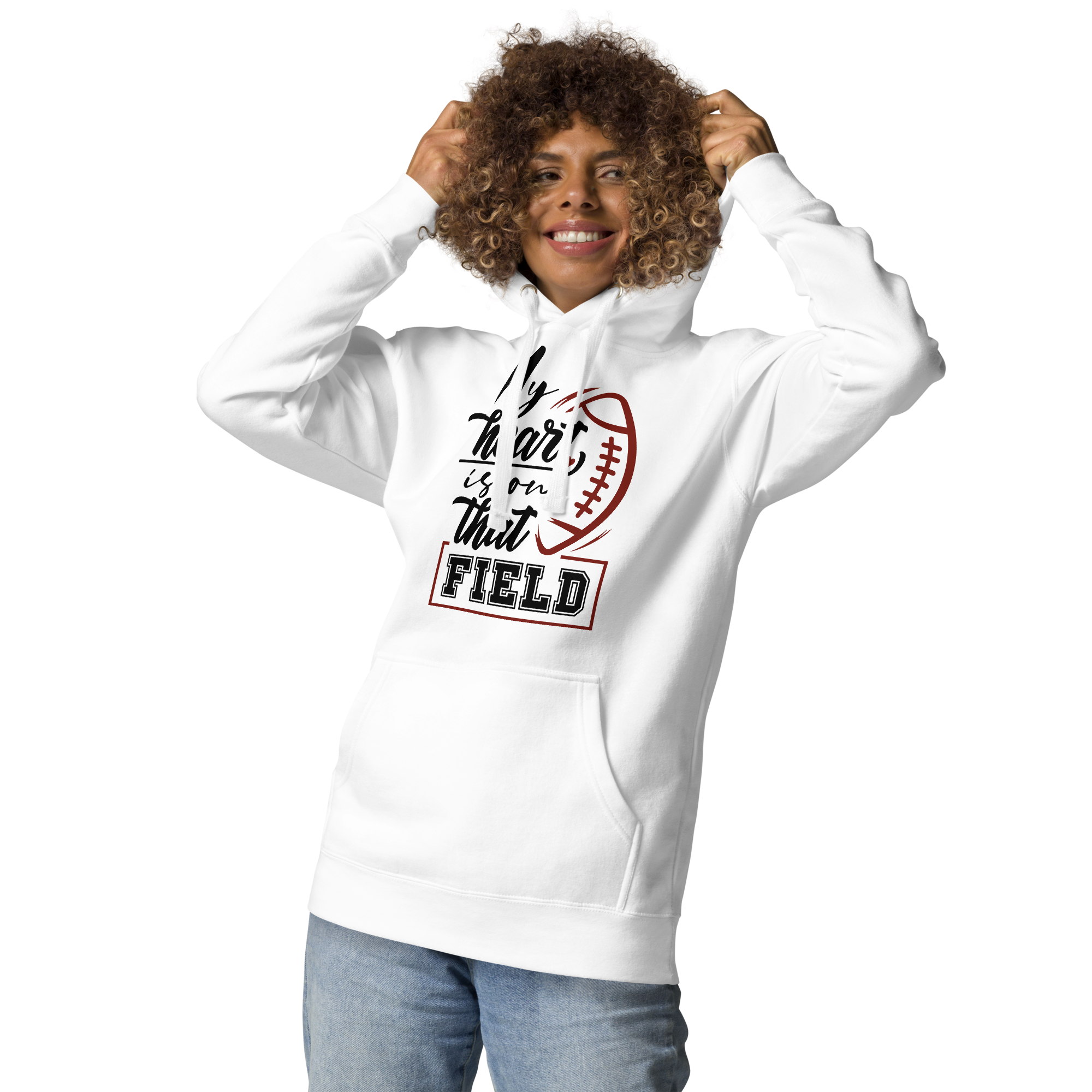 My Heart Is On That Field Unisex Hoodie