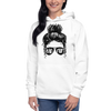 Bad Mom Messy Bun Unisex Hoodie