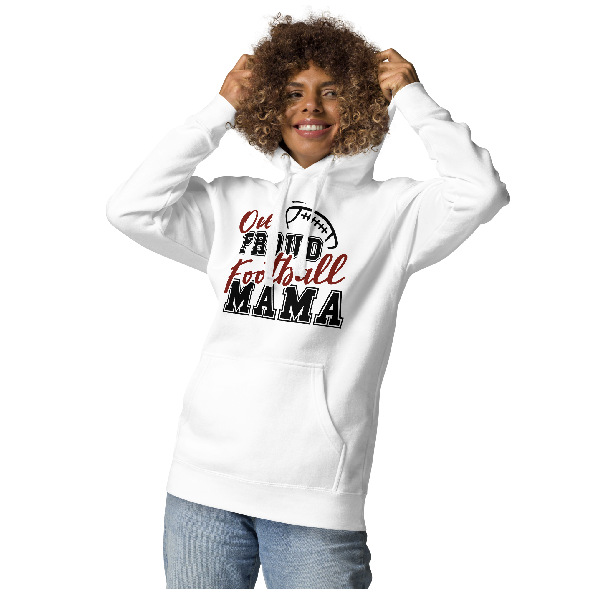 One Proud Football Mama Unisex Hoodie