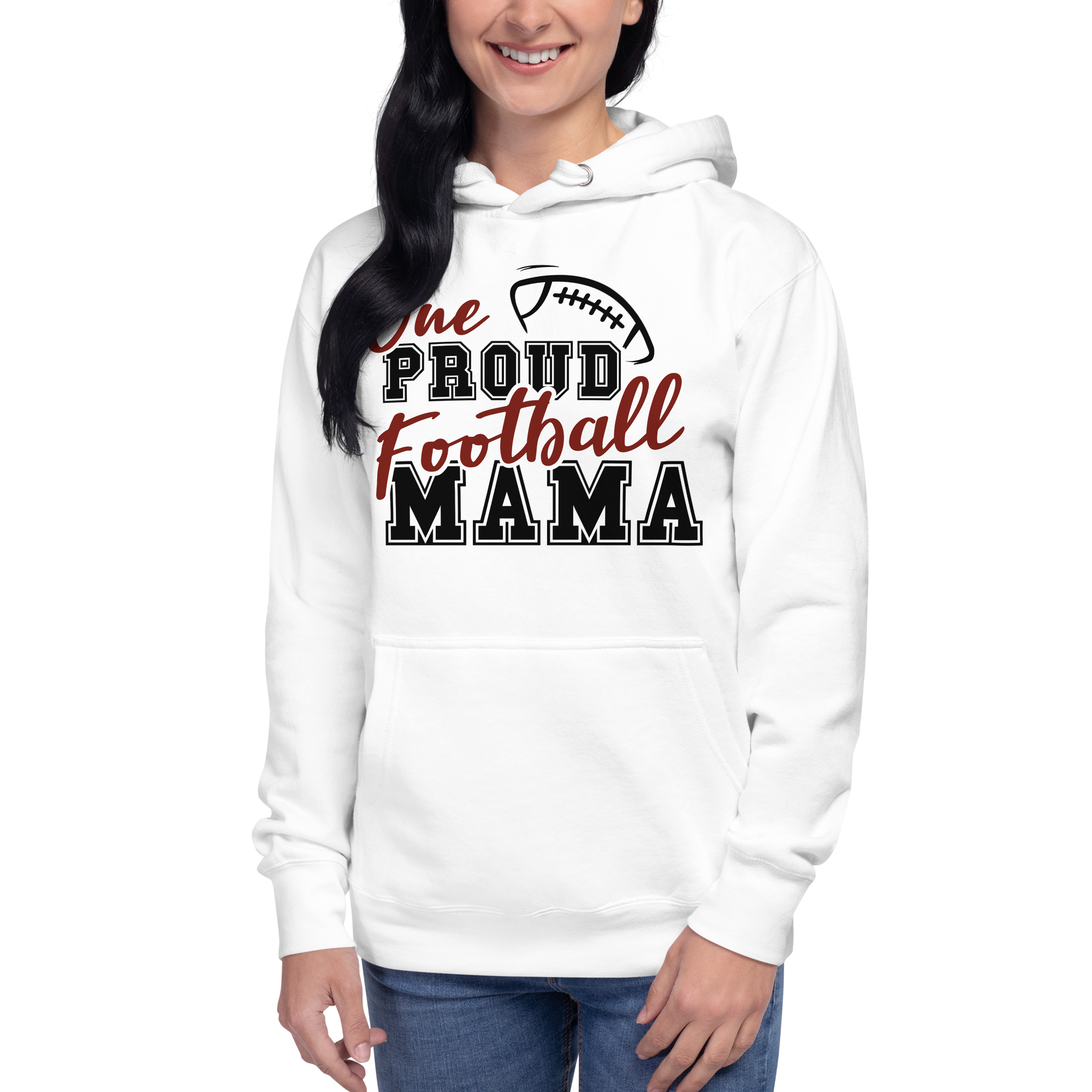 One Proud Football Mama Unisex Hoodie