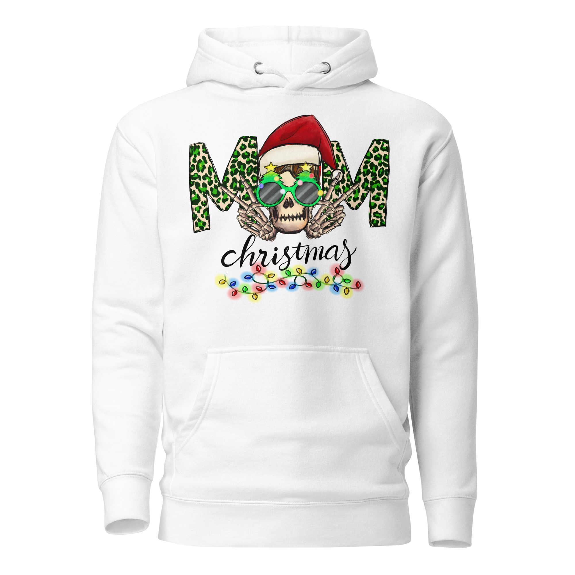 Christmas Mom Skull Unisex Hoodie