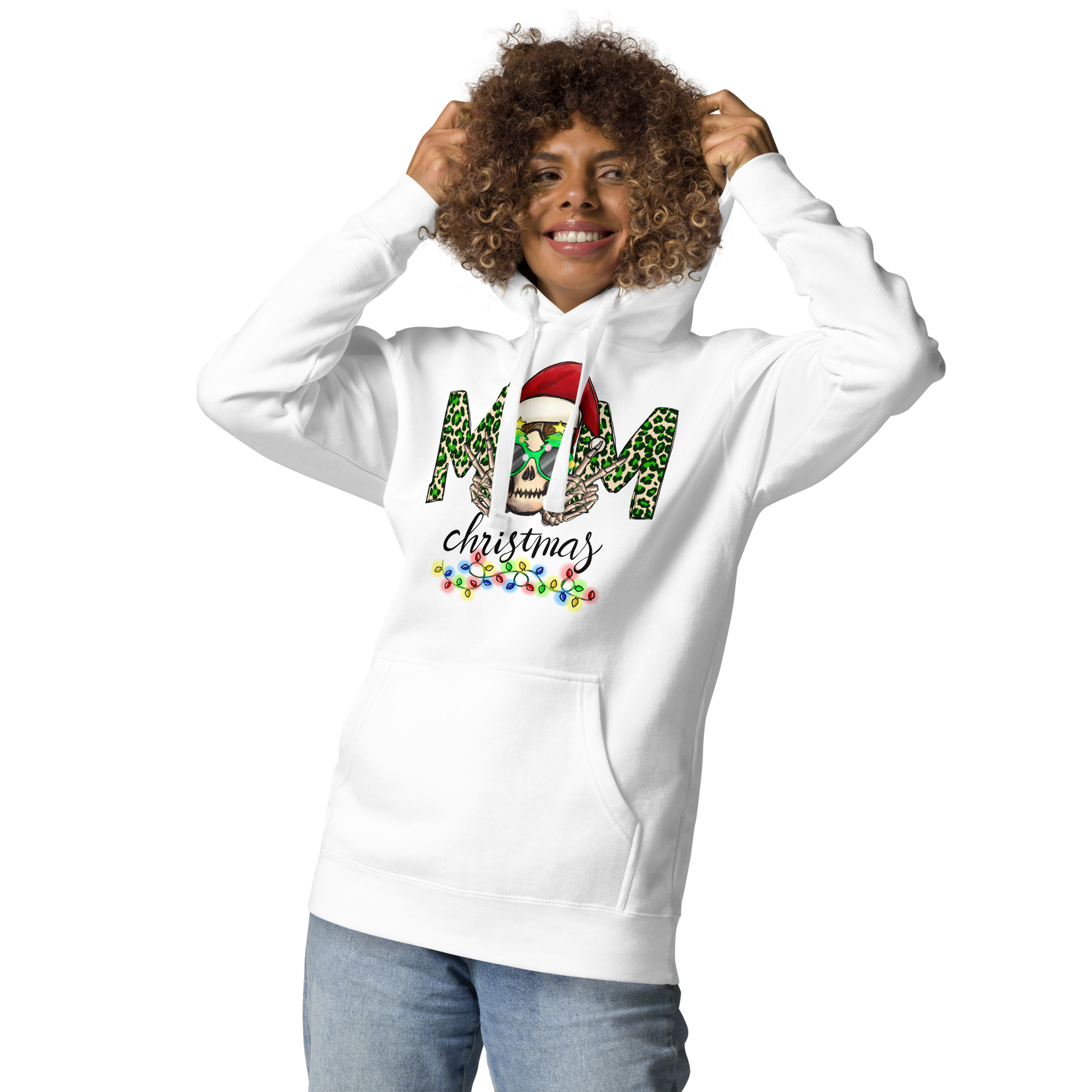 Christmas Mom Skull Unisex Hoodie