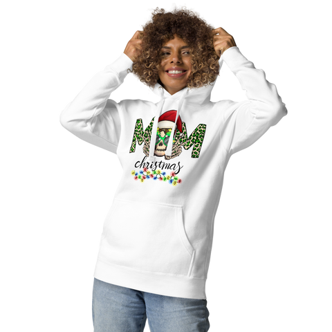 Christmas Mom Skull Unisex Hoodie