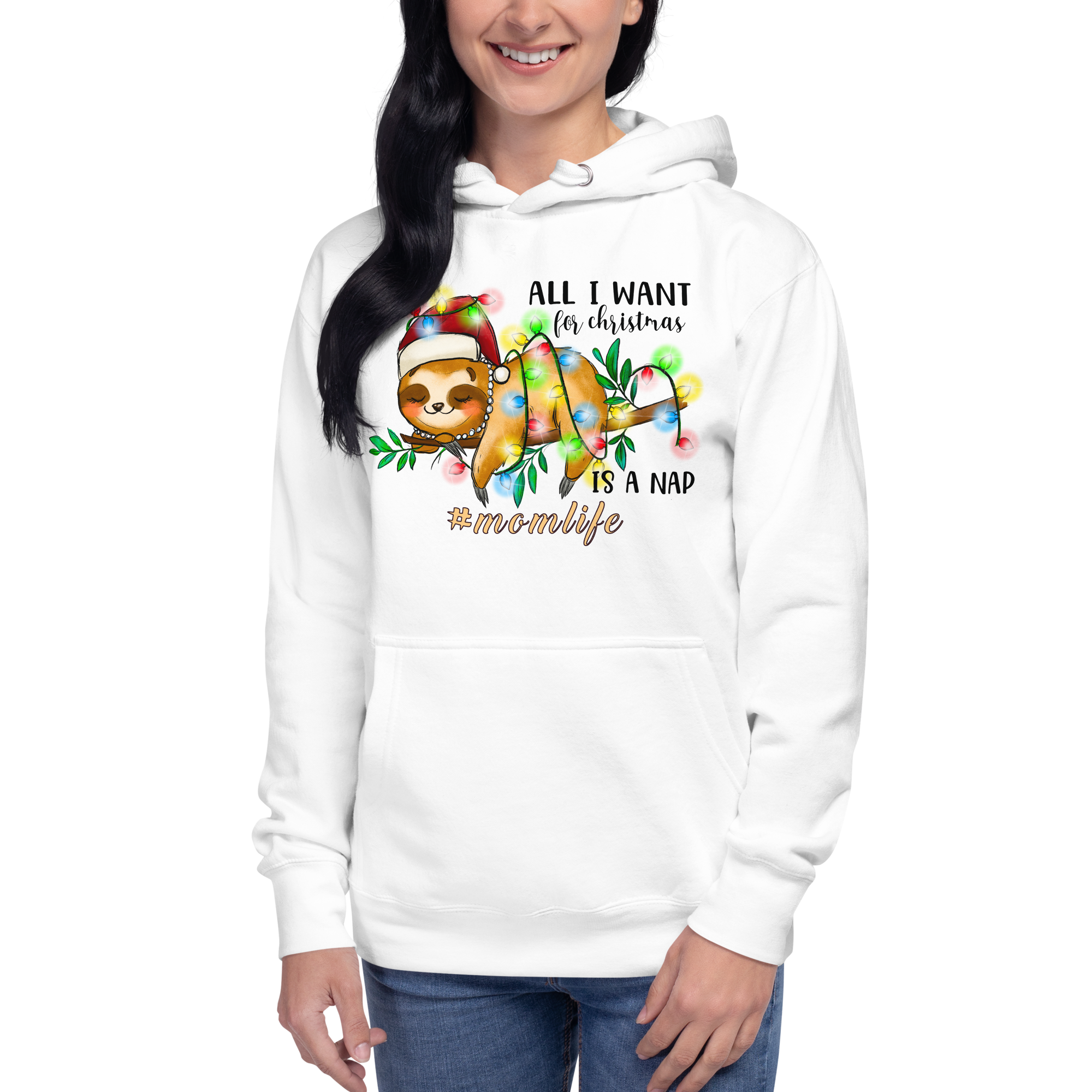 All I Want For Christmas Is A Nap #momlife Unisex Hoodie