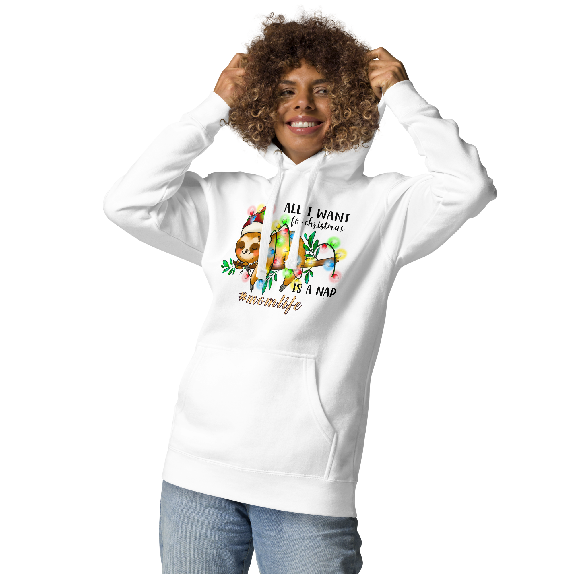 All I Want For Christmas Is A Nap #momlife Unisex Hoodie