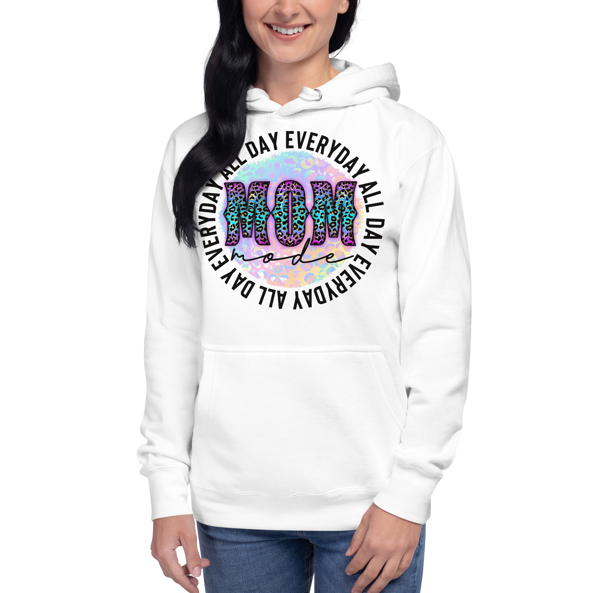 Mom Mode All Day Every Day Unisex Hoodie