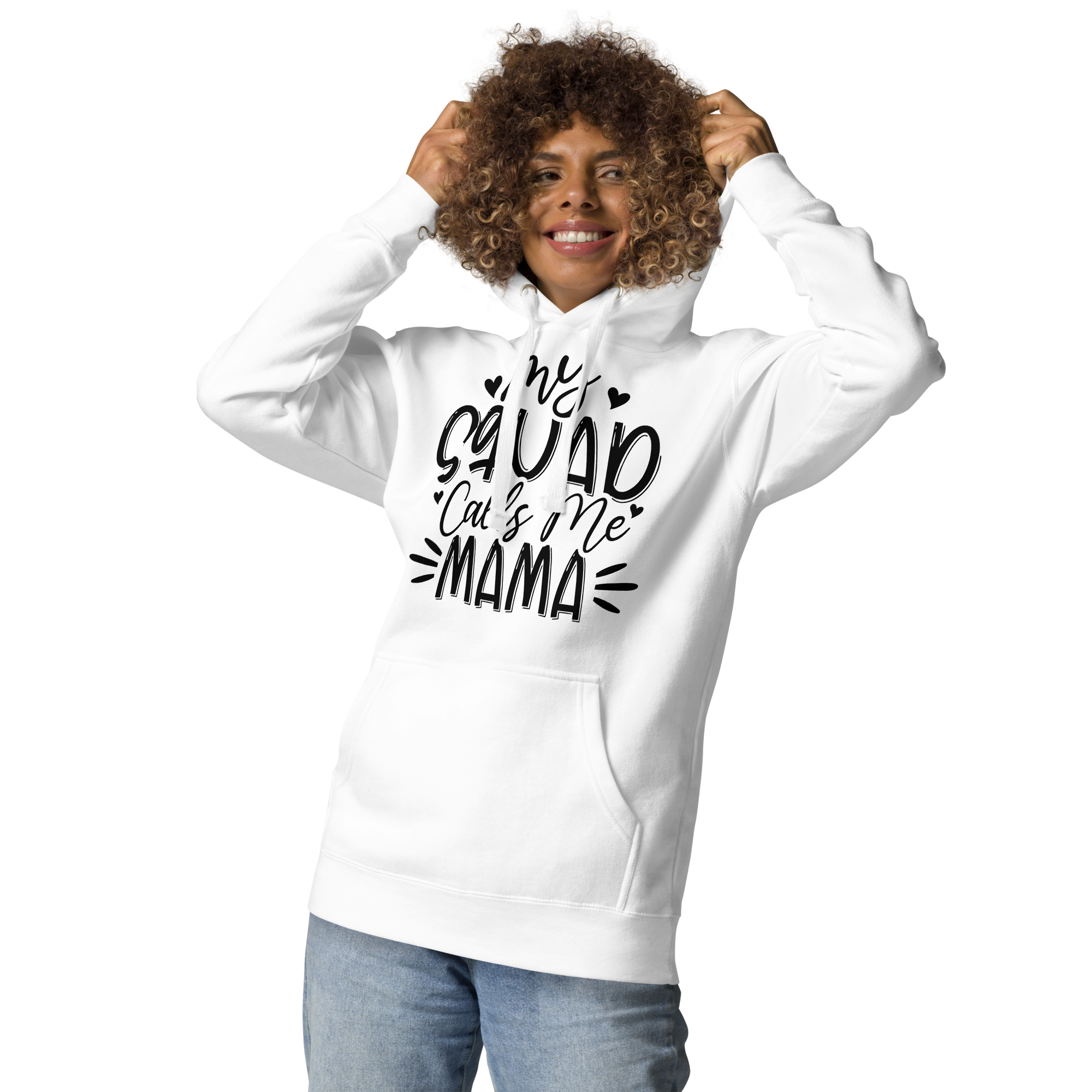 My Squad Calls Me Mama Unisex Hoodie