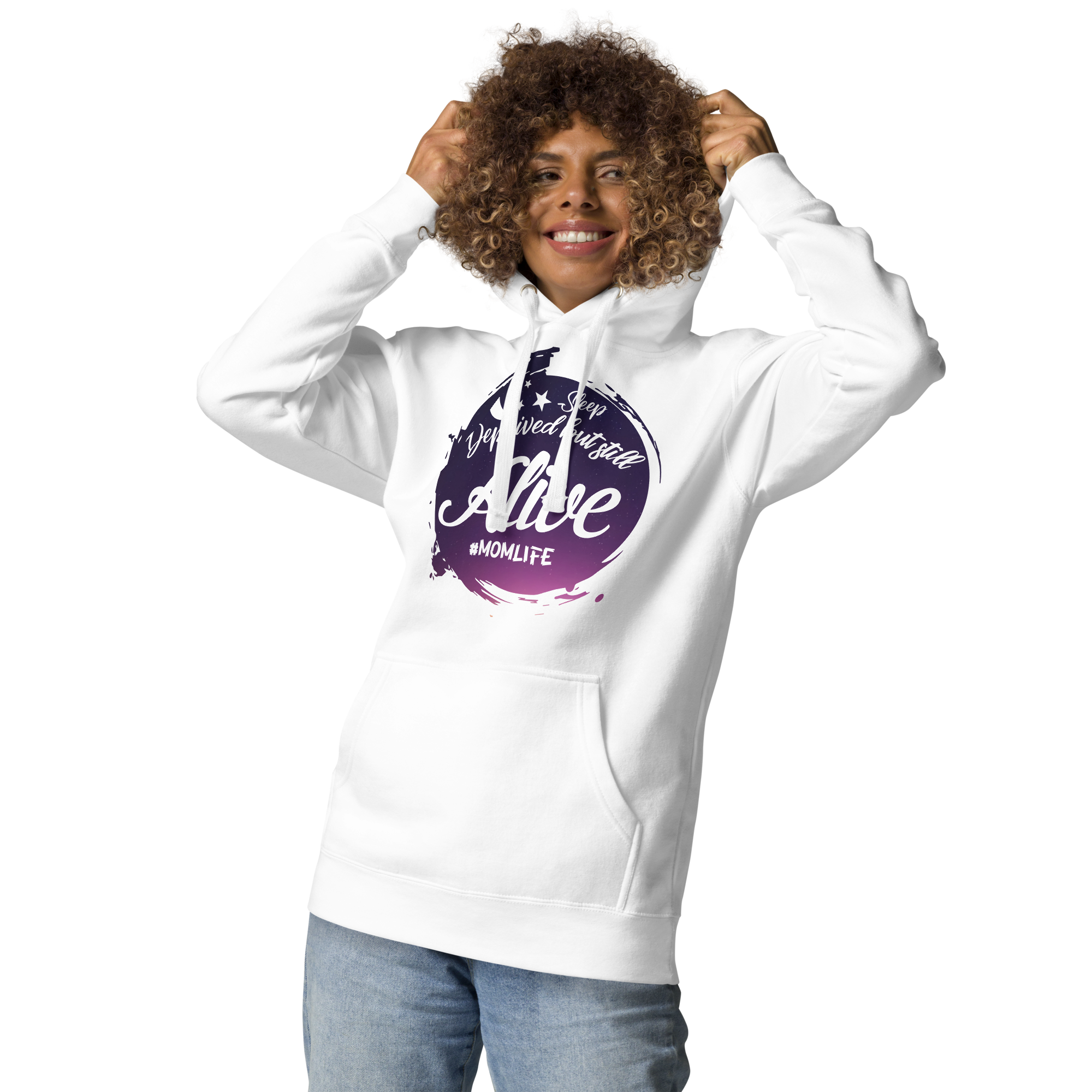 Sleep Deprived But Still Alive #momlife Unisex Hoodie