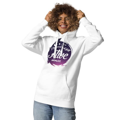 Sleep Deprived But Still Alive #momlife Unisex Hoodie