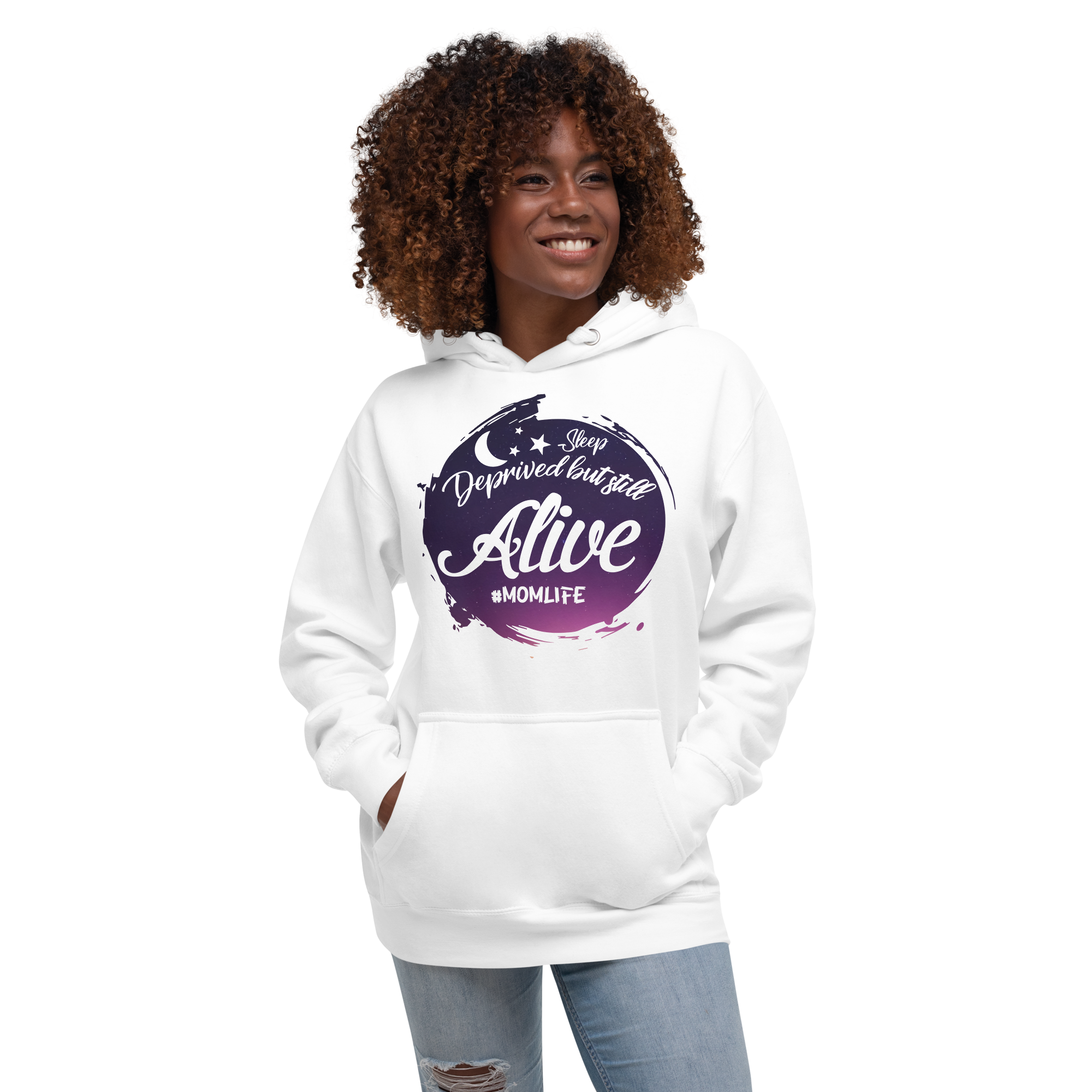 Sleep Deprived But Still Alive #momlife Unisex Hoodie