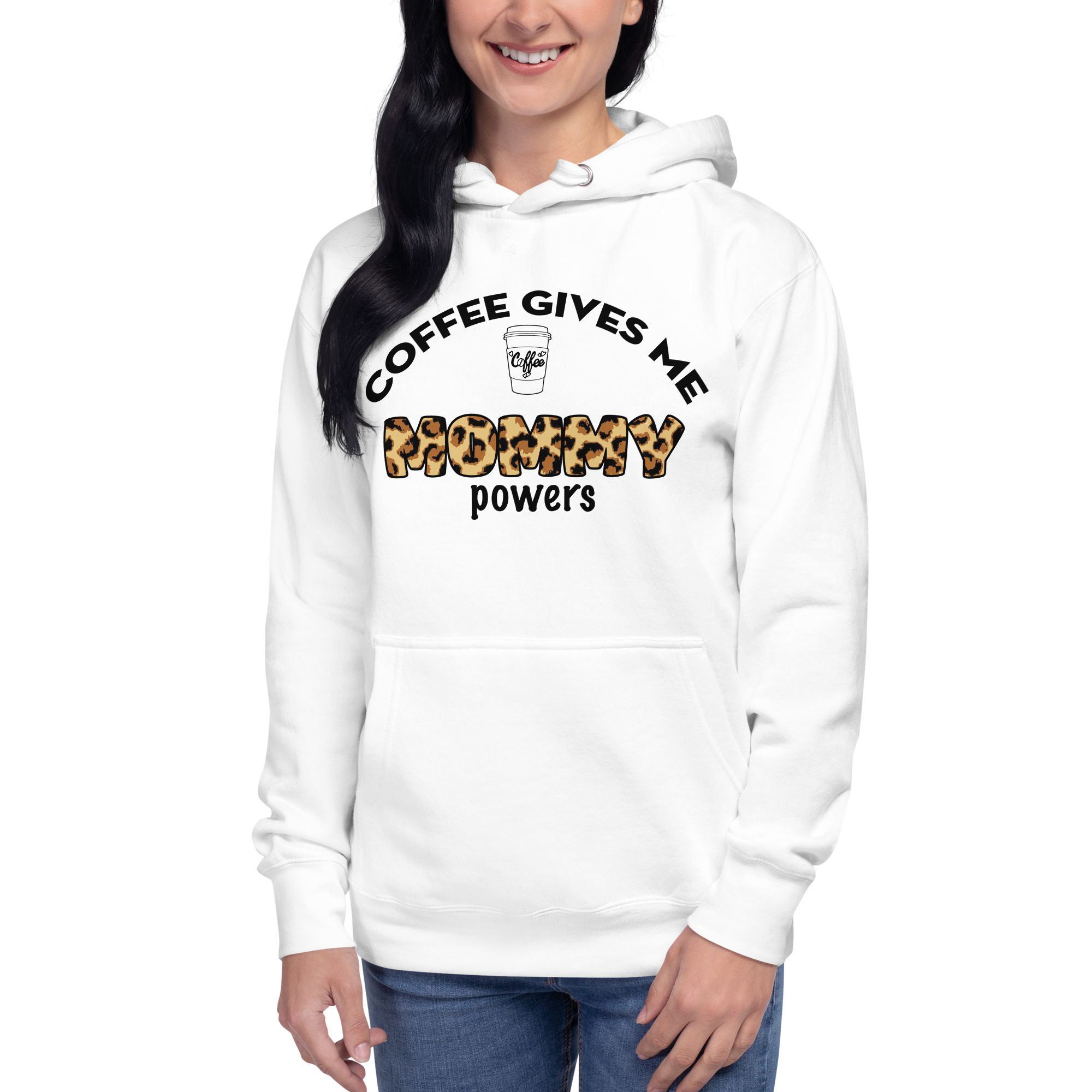 Coffee Gives Me Mommy Powers Unisex Hoodie