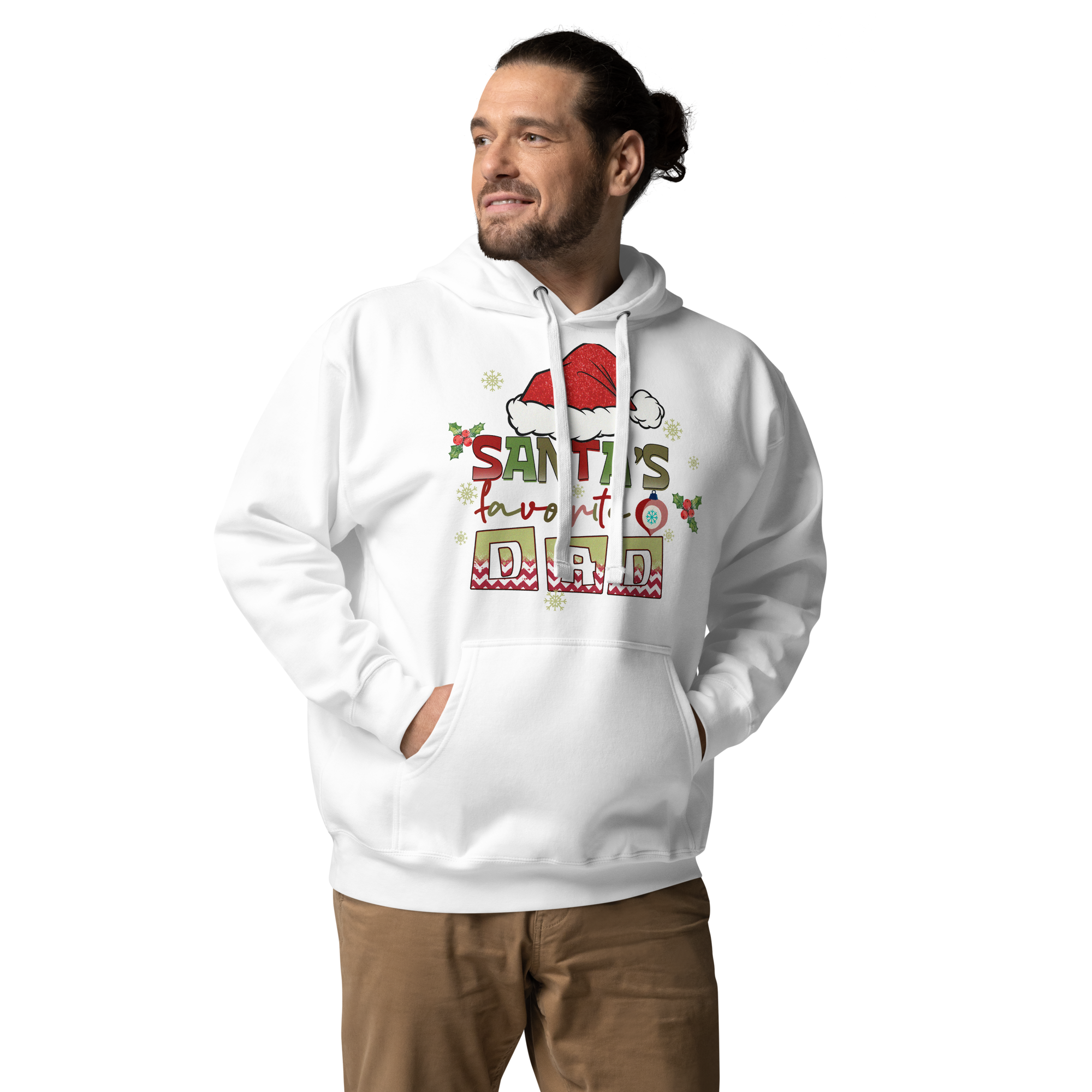 Santa's Favorite Dad Unisex Hoodie