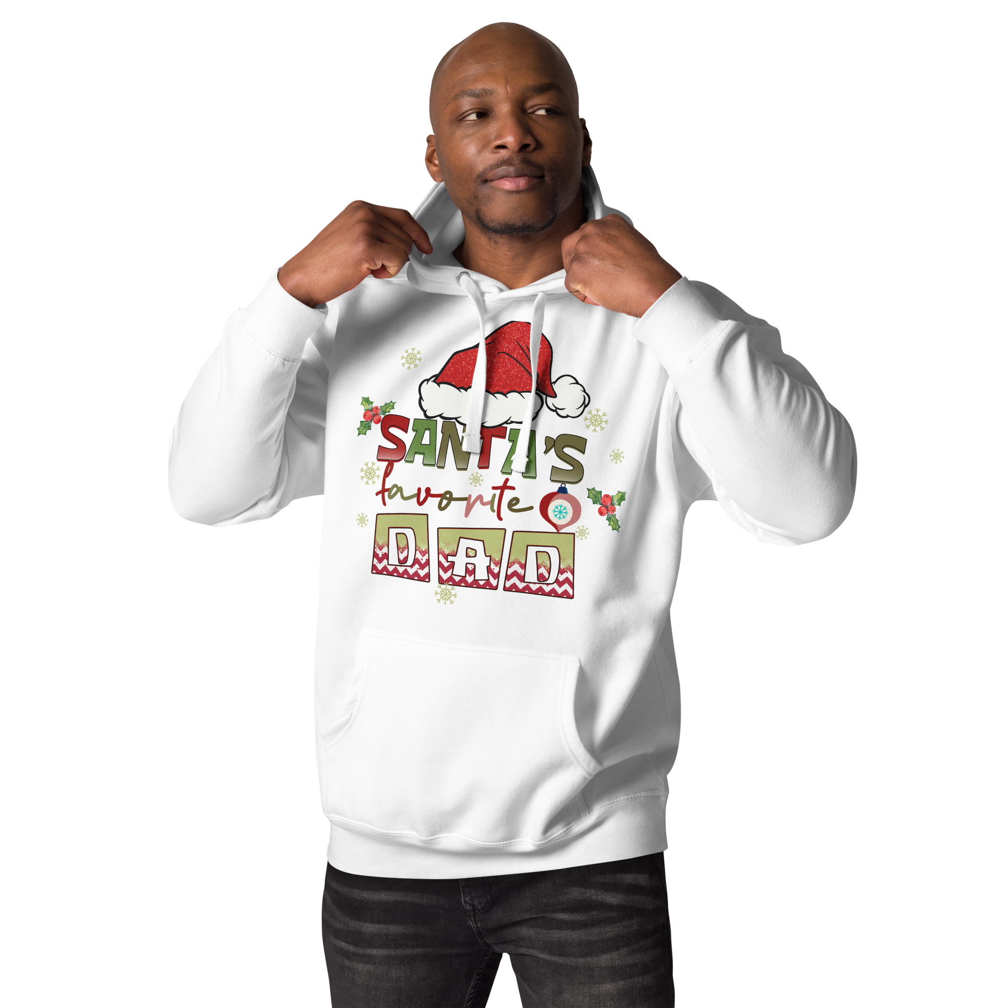 Santa's Favorite Dad Unisex Hoodie