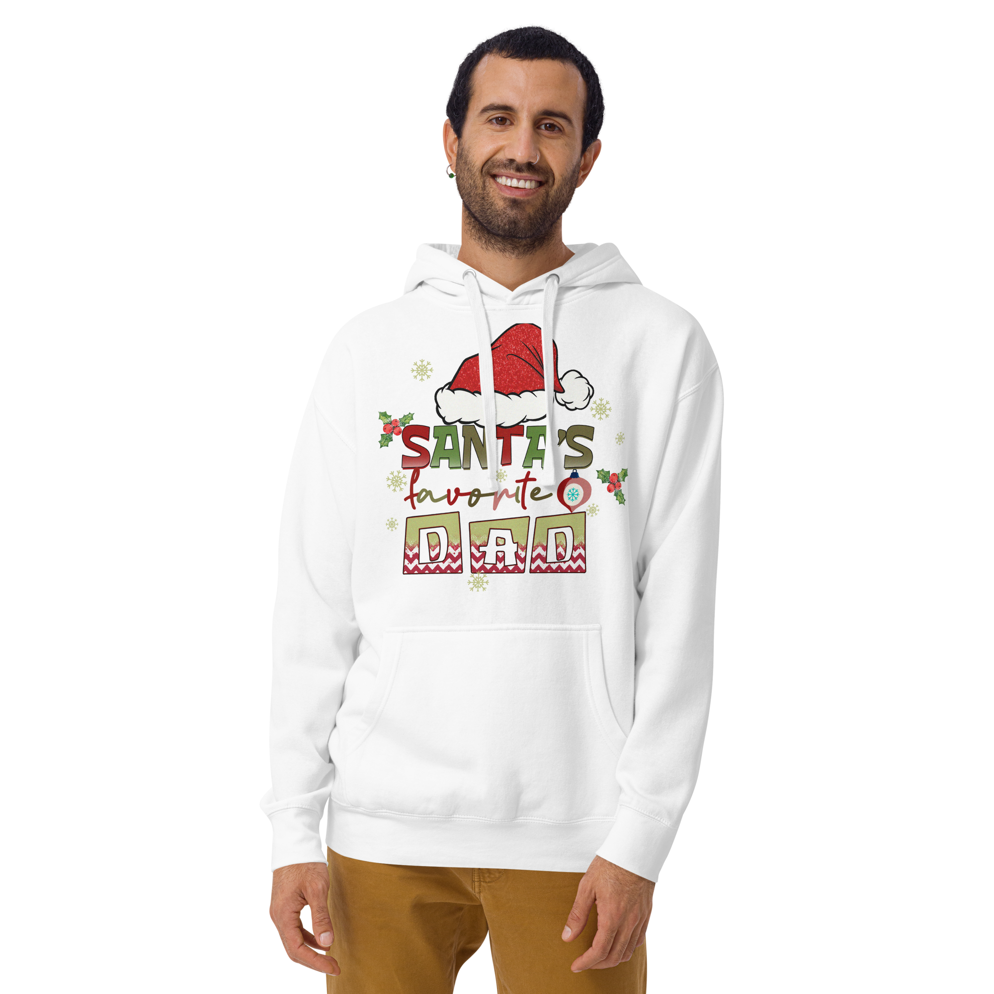 Santa's Favorite Dad Unisex Hoodie