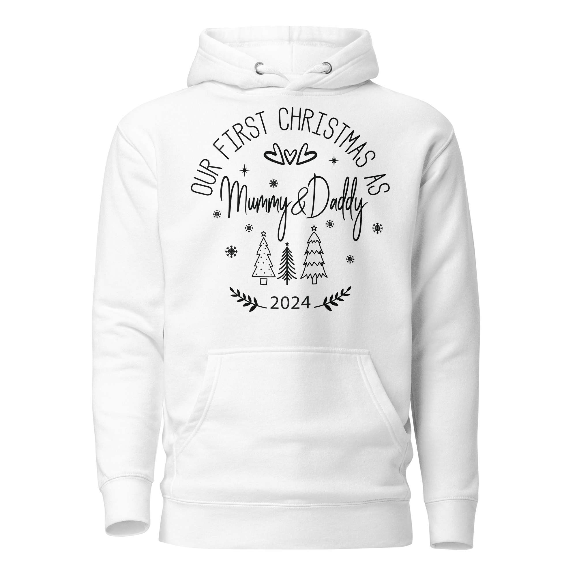 Our First Christmas As Daddy & Mummy Unisex Hoodie