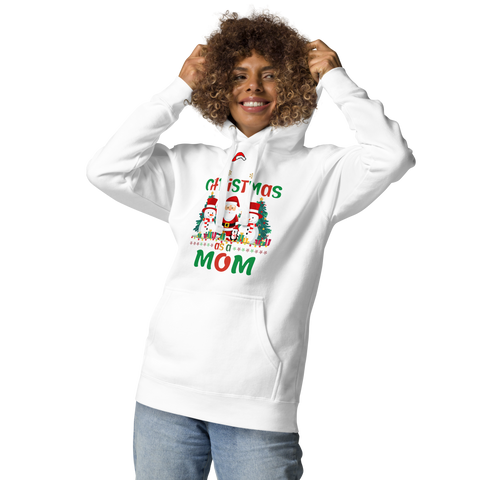 1st Christmas As A Mom Unisex Hoodie