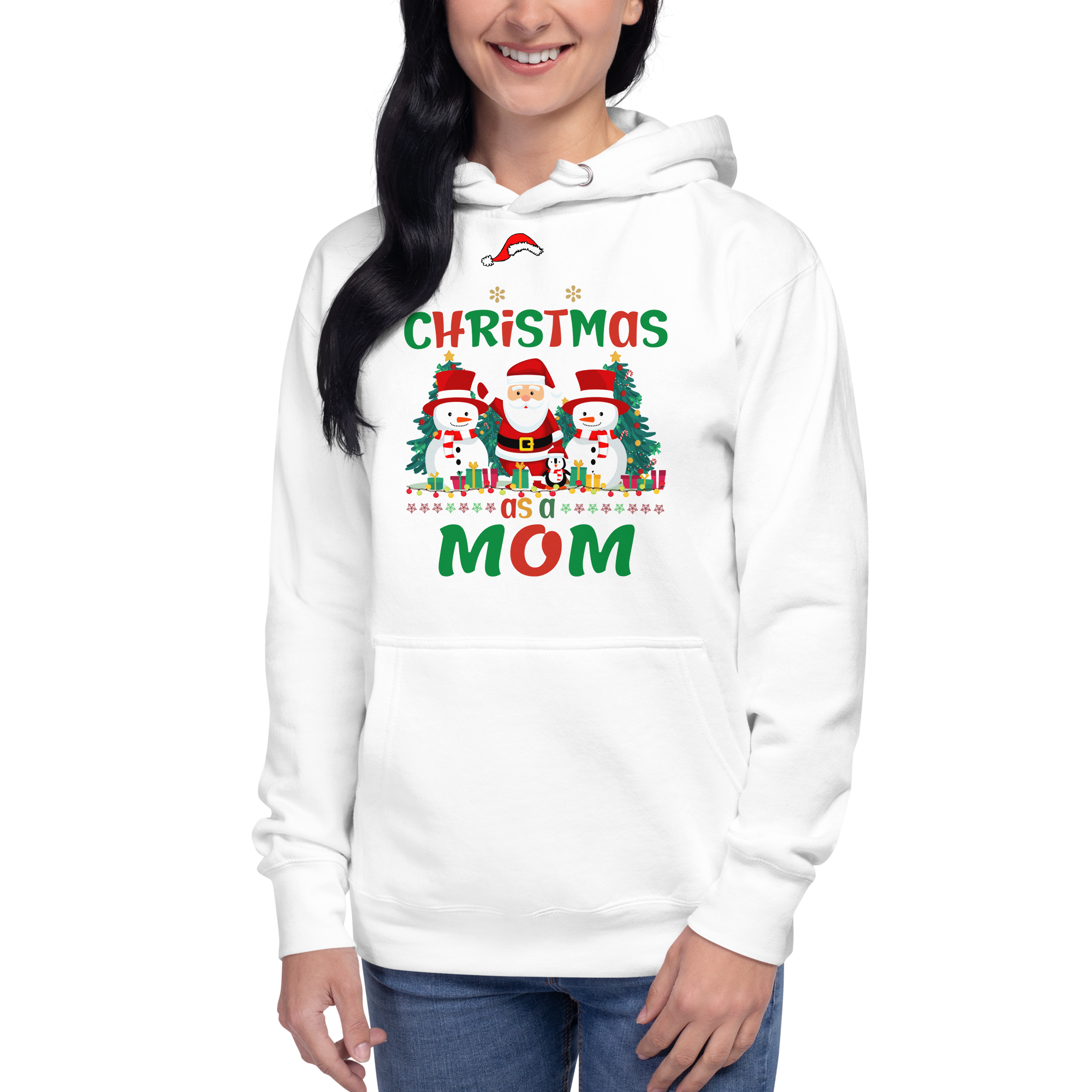 1st Christmas As A Mom Unisex Hoodie