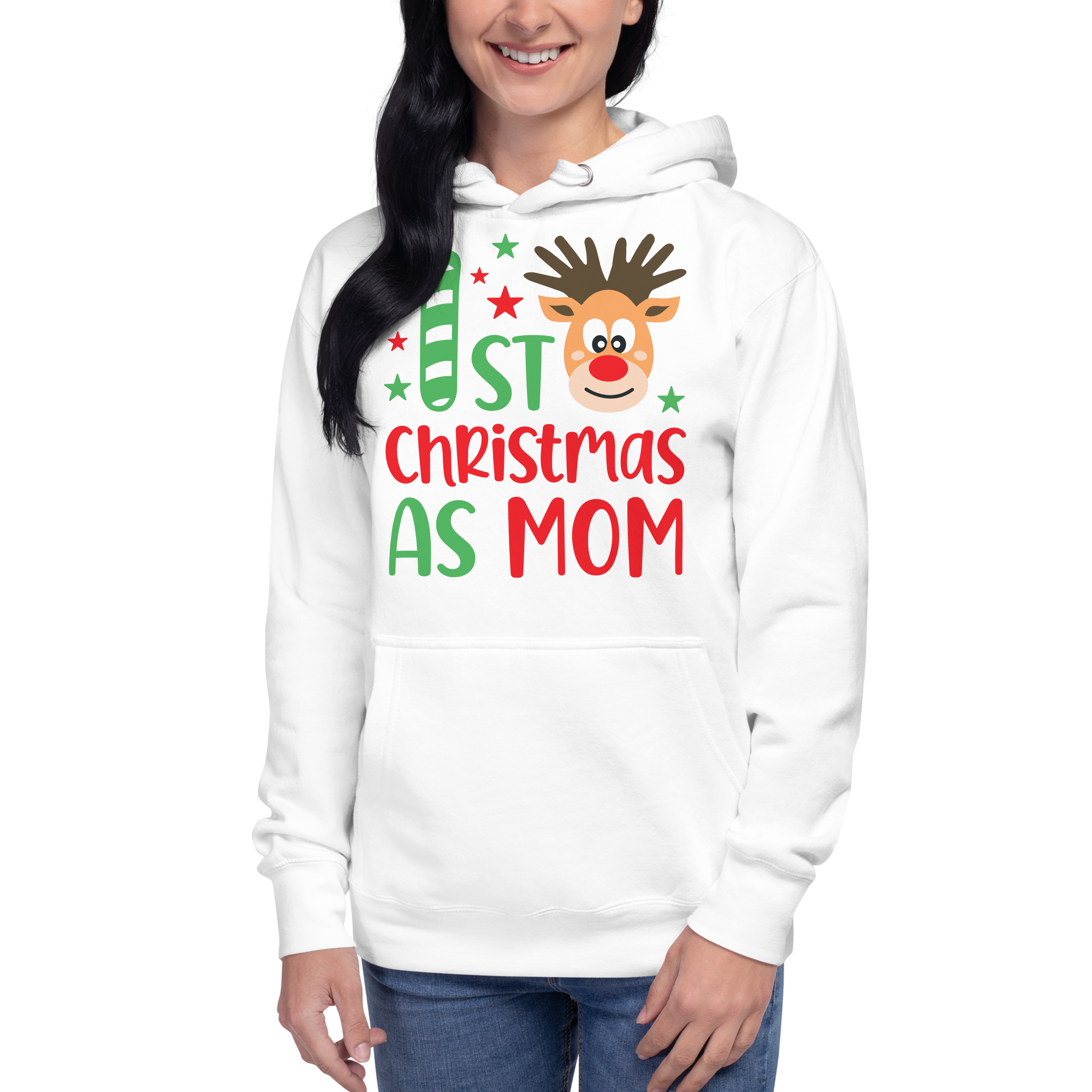 First Christmas As Mom Unisex Hoodie