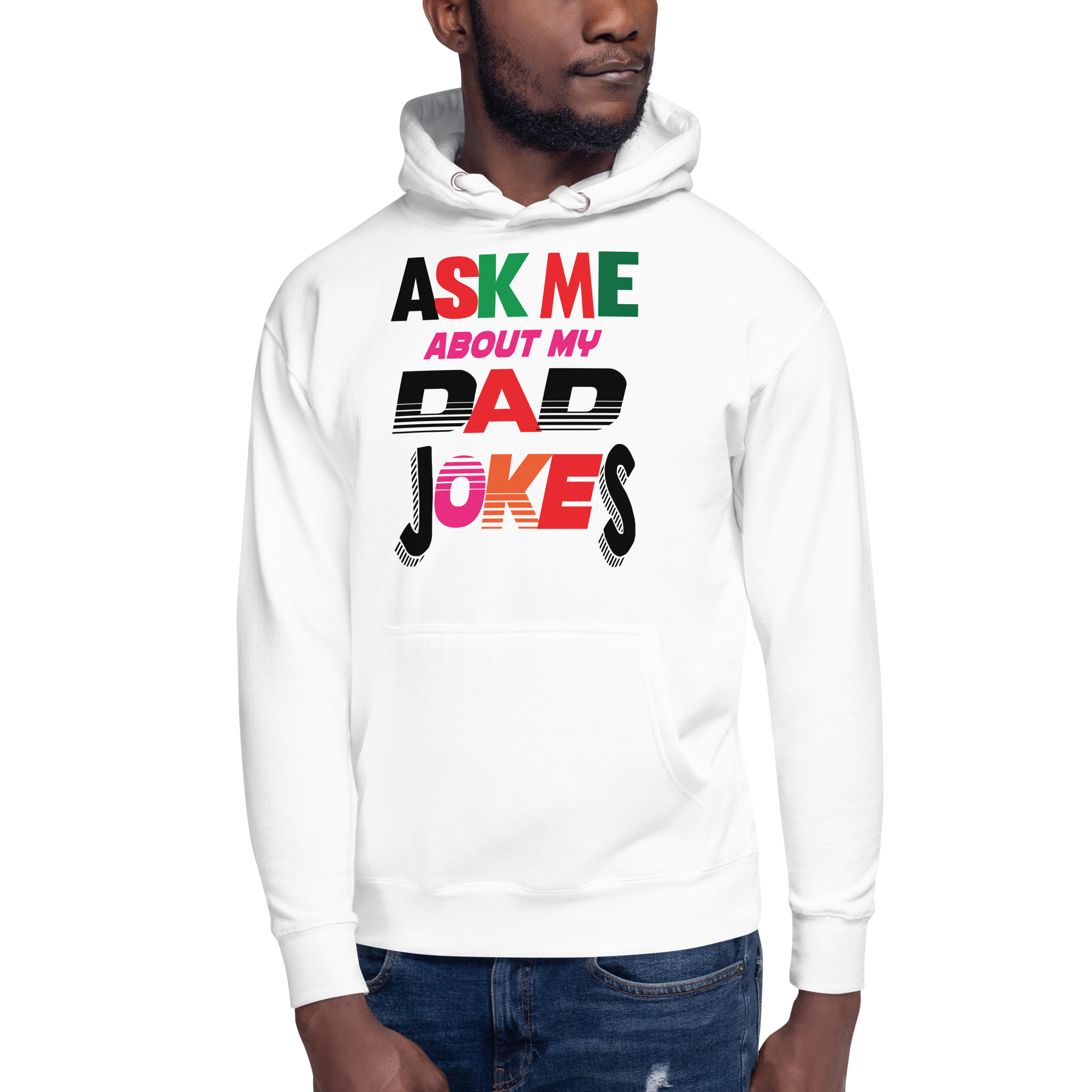 Ask Me About My Dad Jokes Unisex Hoodie