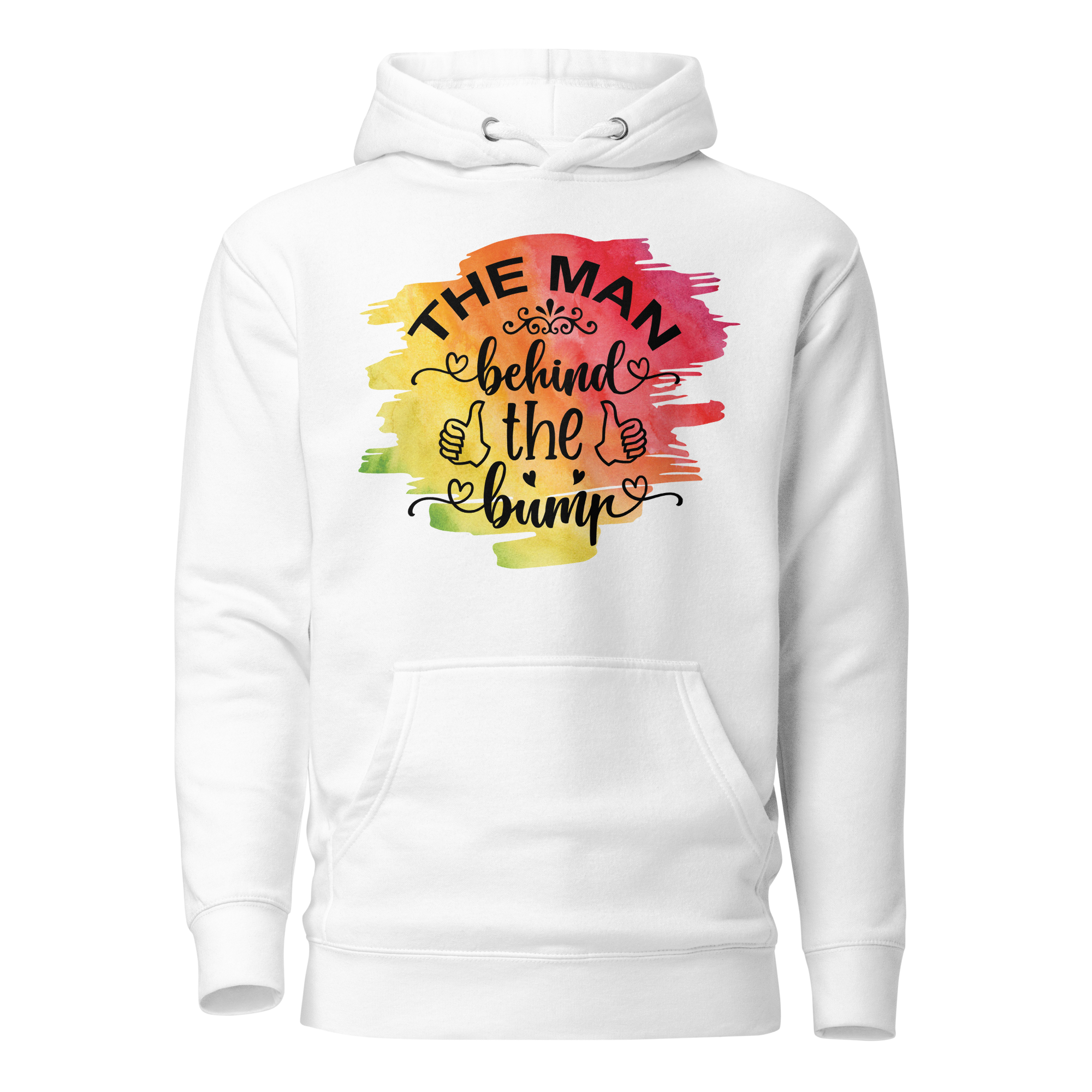 The Man Behind The Bump Unisex Hoodie