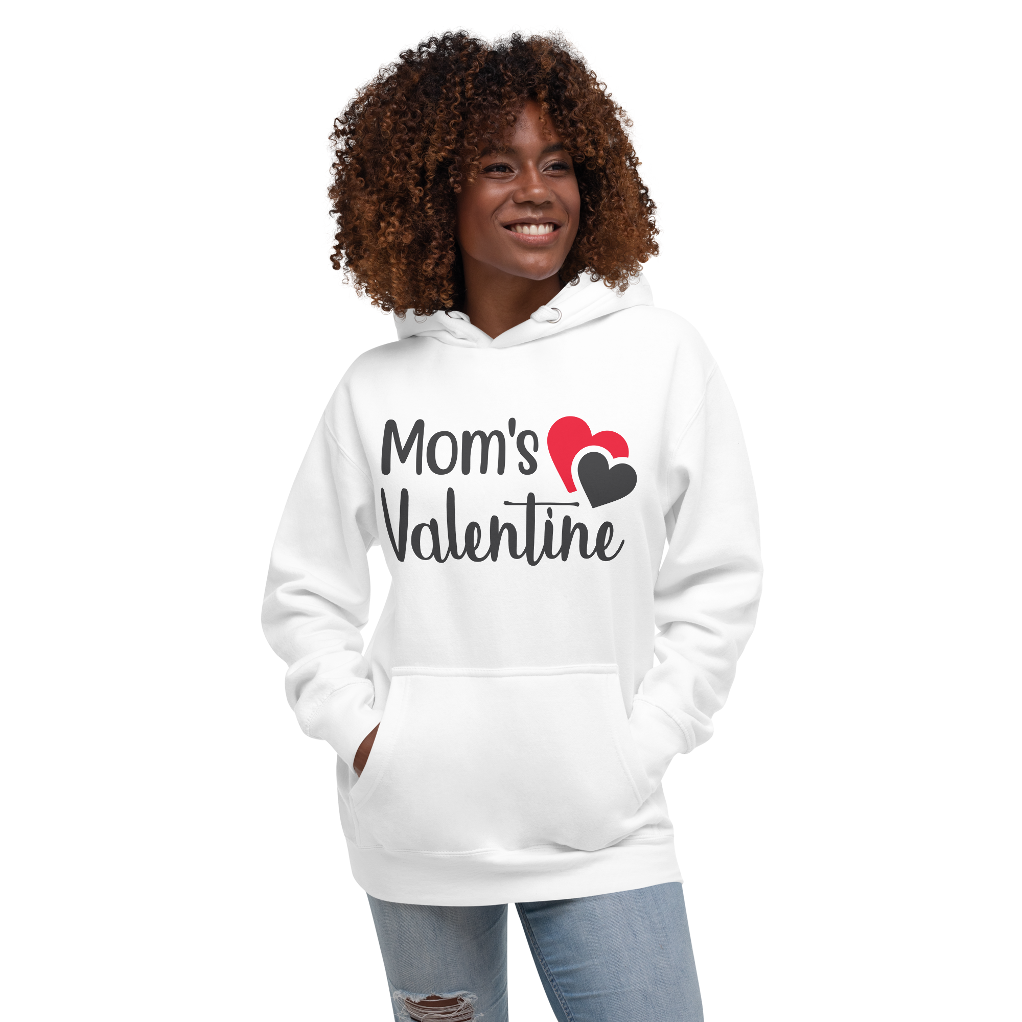 Mom's Valentine Unisex Hoodie