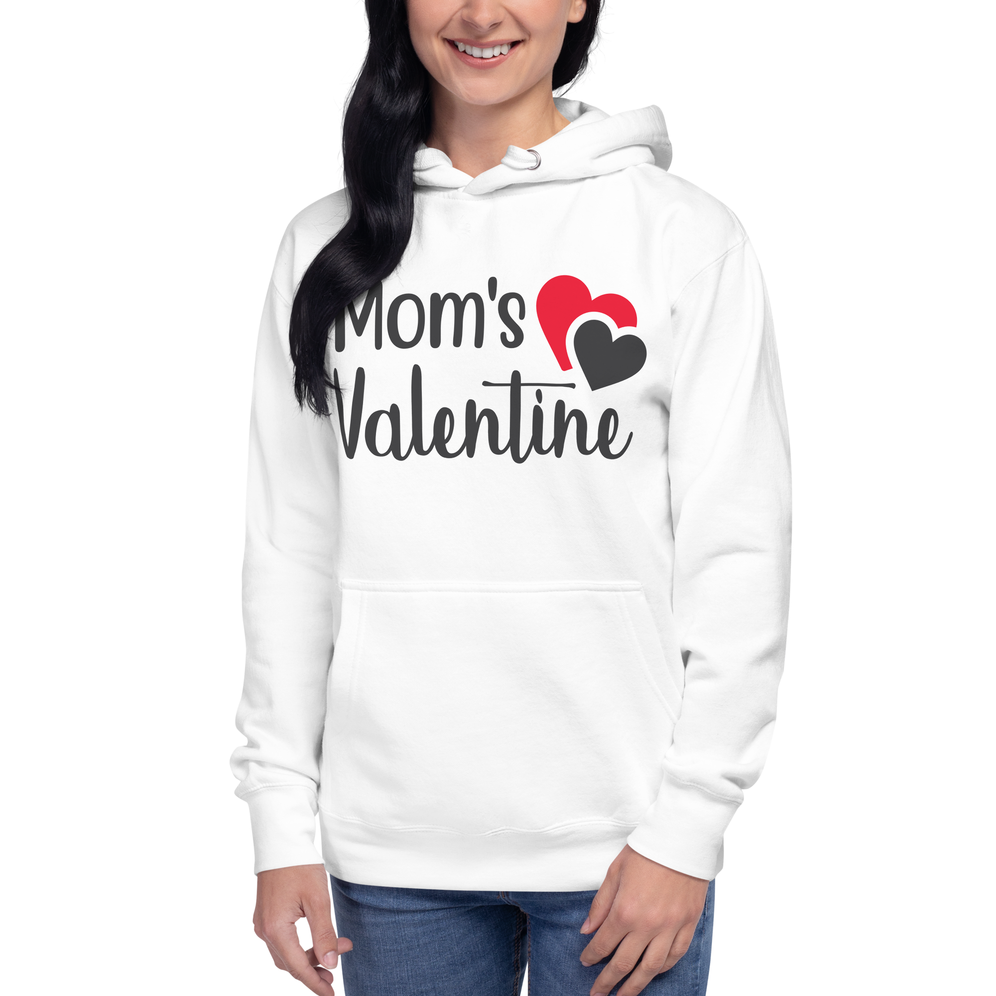 Mom's Valentine Unisex Hoodie