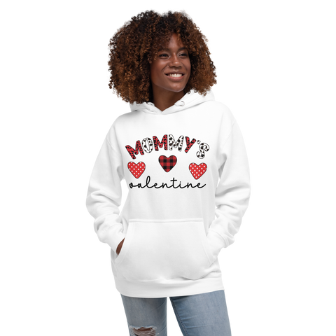 mommy's Valentine Unisex Hoodie