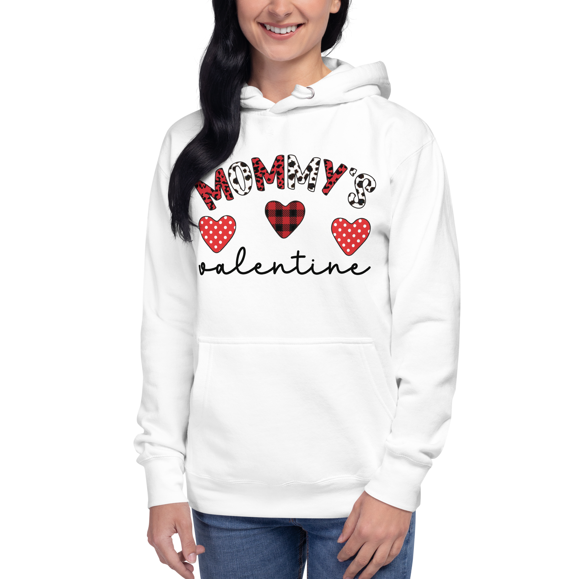 mommy's Valentine Unisex Hoodie