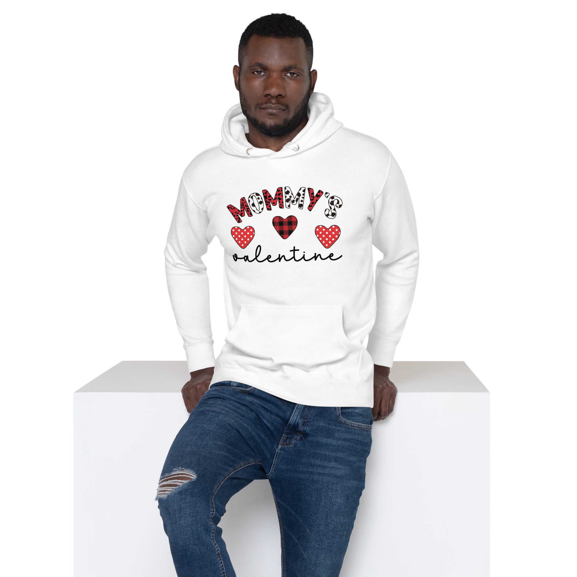 mommy's Valentine Unisex Hoodie