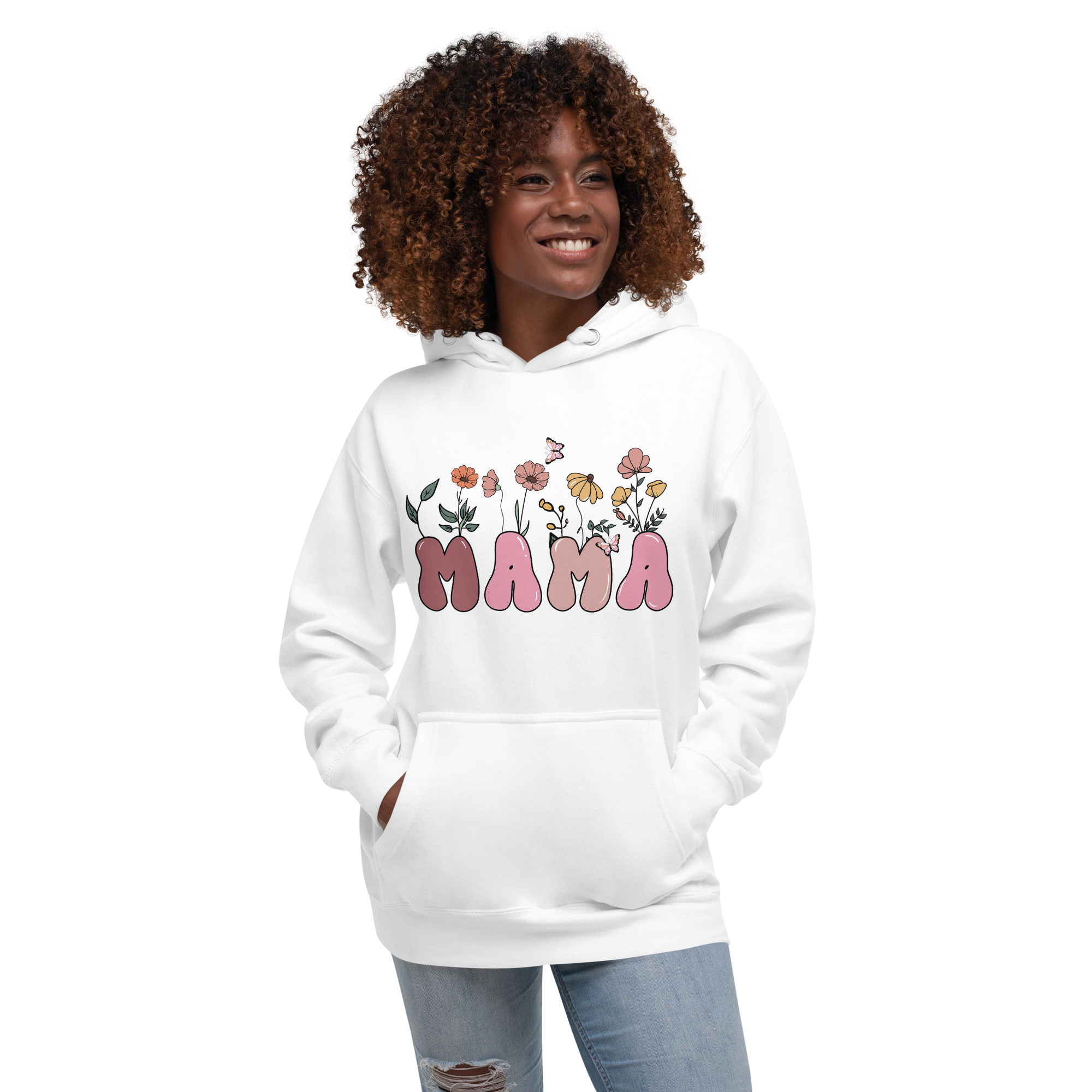 Floral Mama Unisex Hoodie