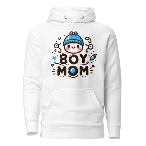 Boy Mom Clip Art2 Unisex Hoodie