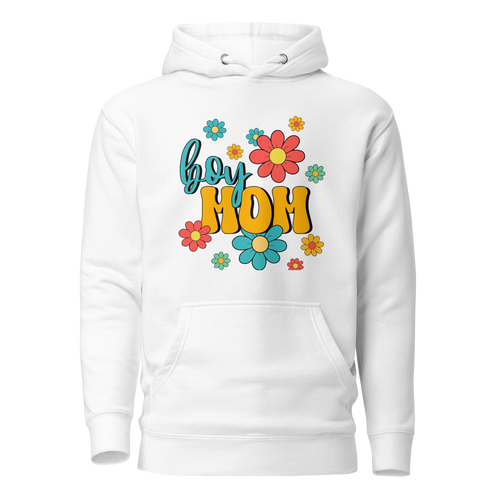 Boy Mom Sublimation Retro Unisex Hoodie