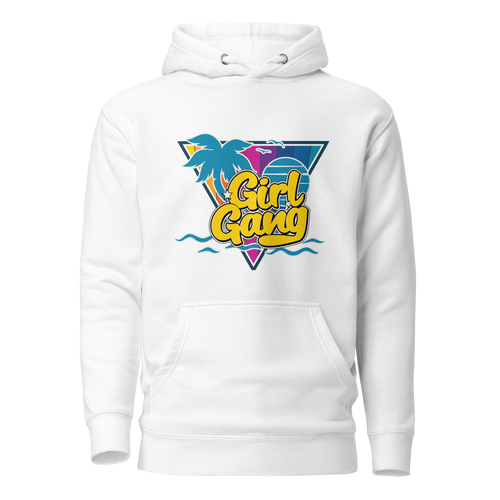 Girl Gang Retro and Vintage Unisex Hoodie