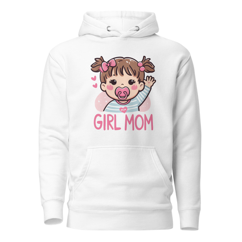 Girl Mom Clip Art 5 Unisex Hoodie