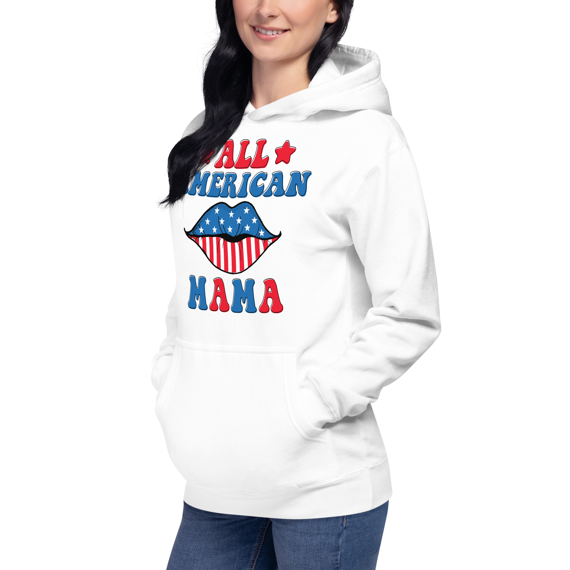 All American Mama Hoodie