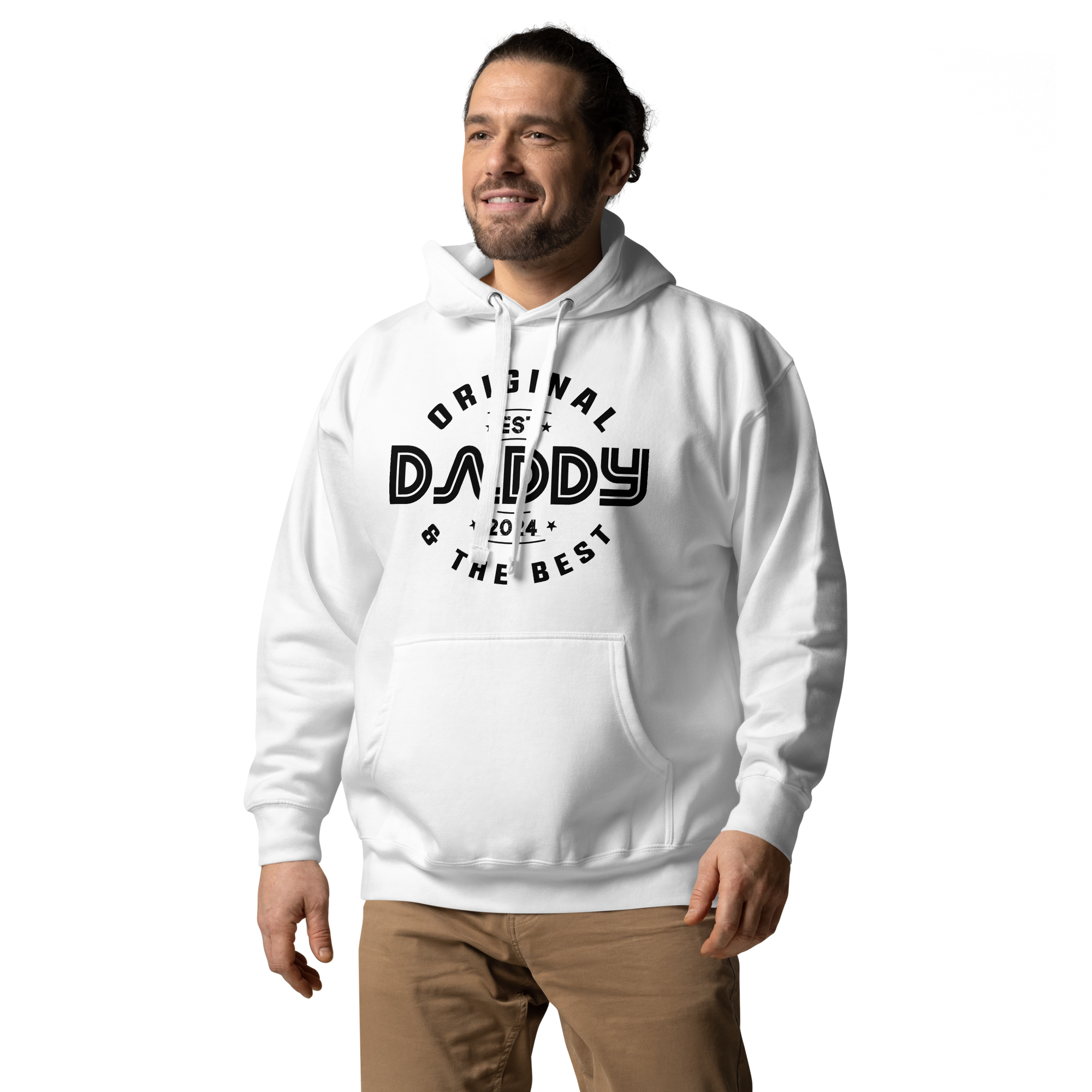 Original Daddy Established 2024 And The Best Unisex Hoodie