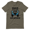 Dad Level Unlocked Unisex t-shirt